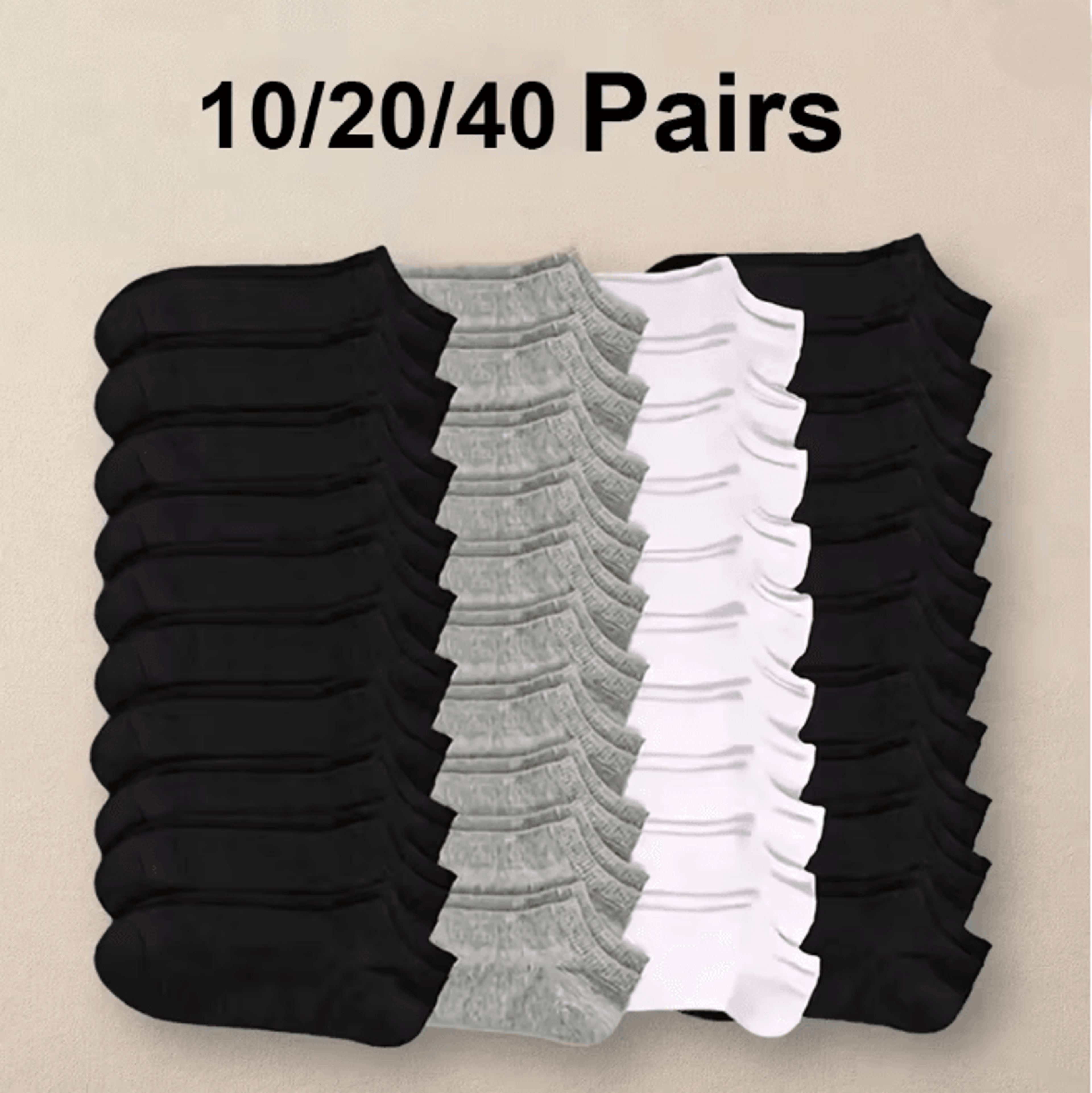 Mens Low Cut Boat Socks Breathable Ankle Socks For Business And Sport 0