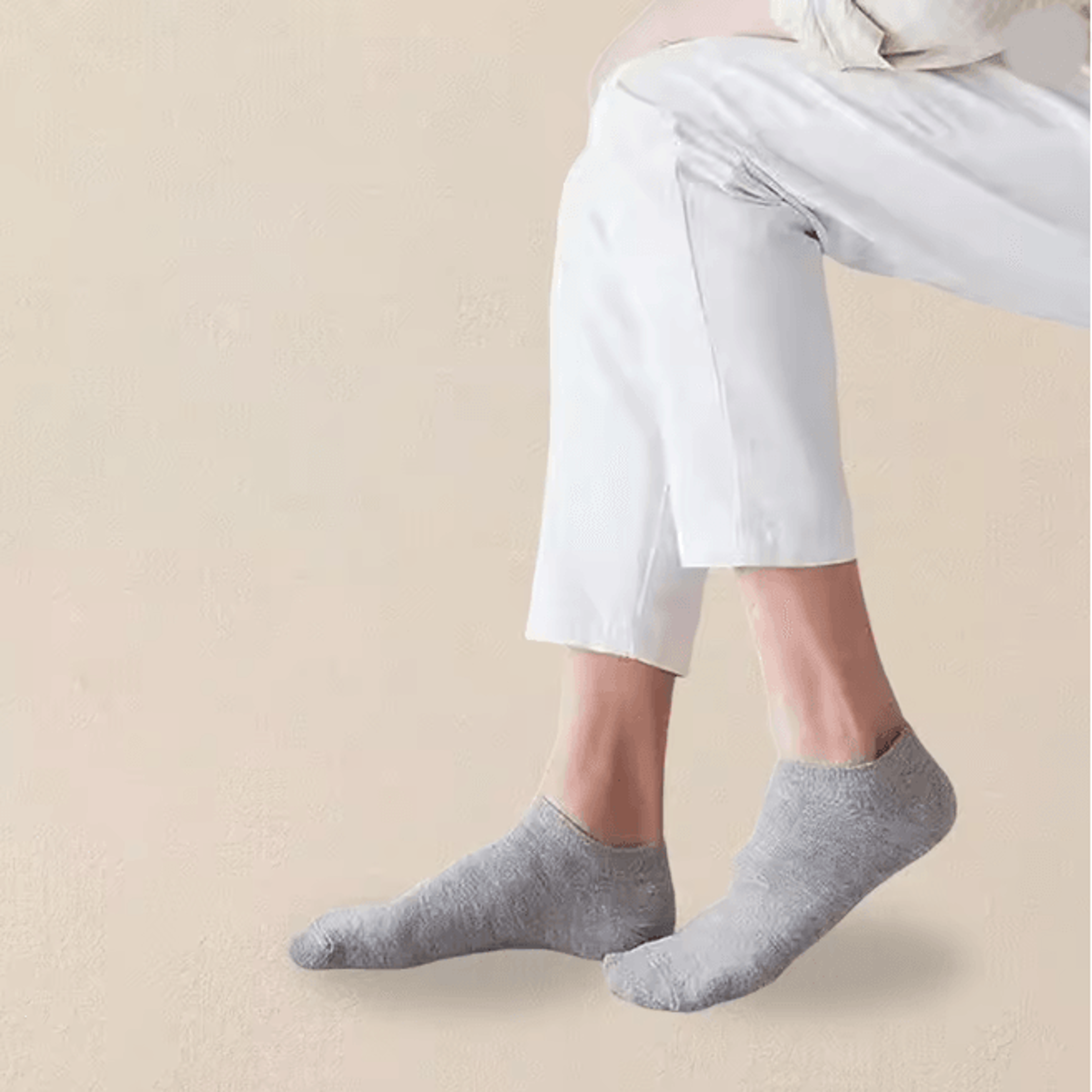 Mens Low Cut Boat Socks Breathable Ankle Socks For Business And Sport 1