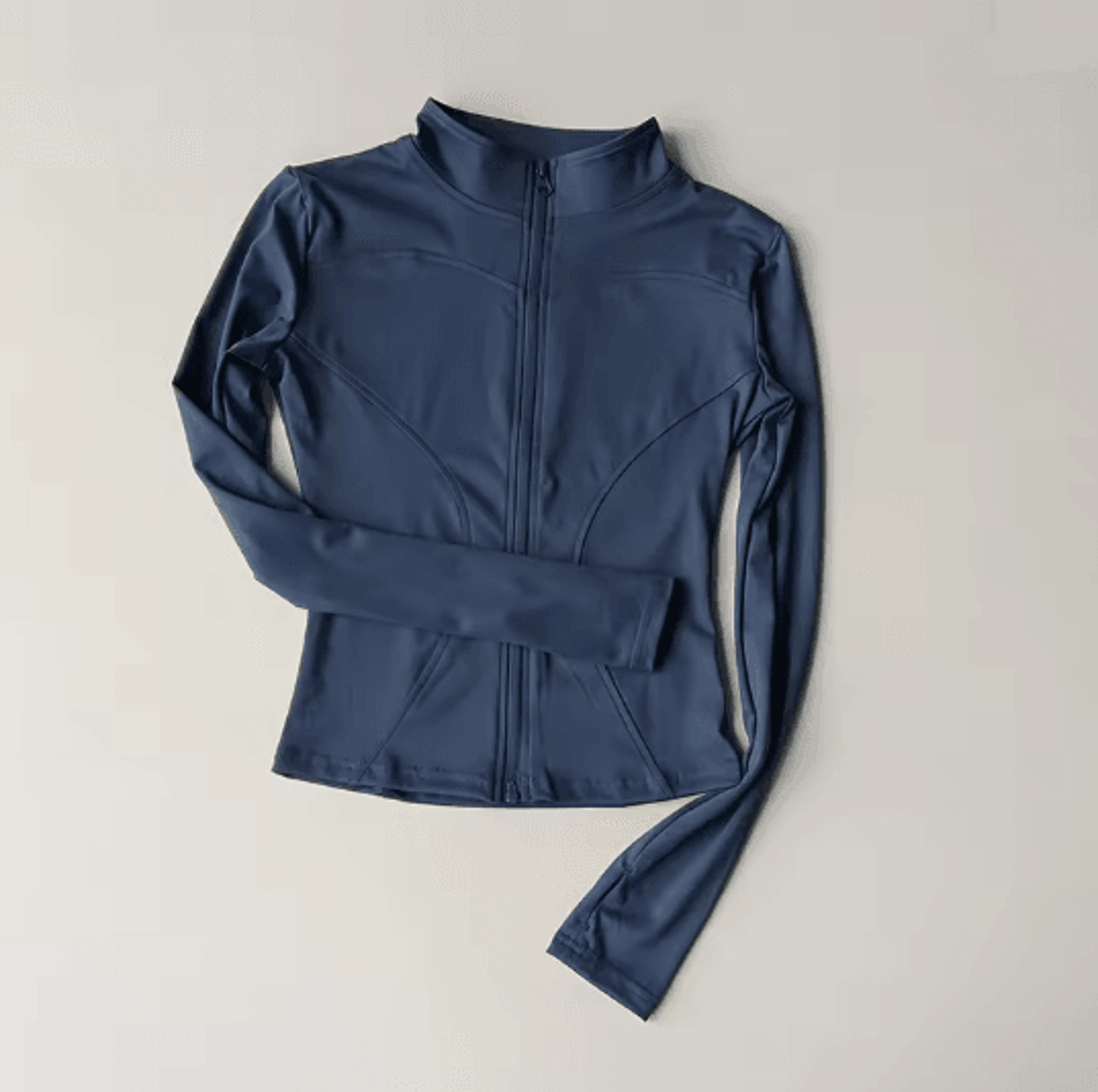 Womens Quick Dry Yoga Jacket Slim Fit Zip Up Fitness Top 14