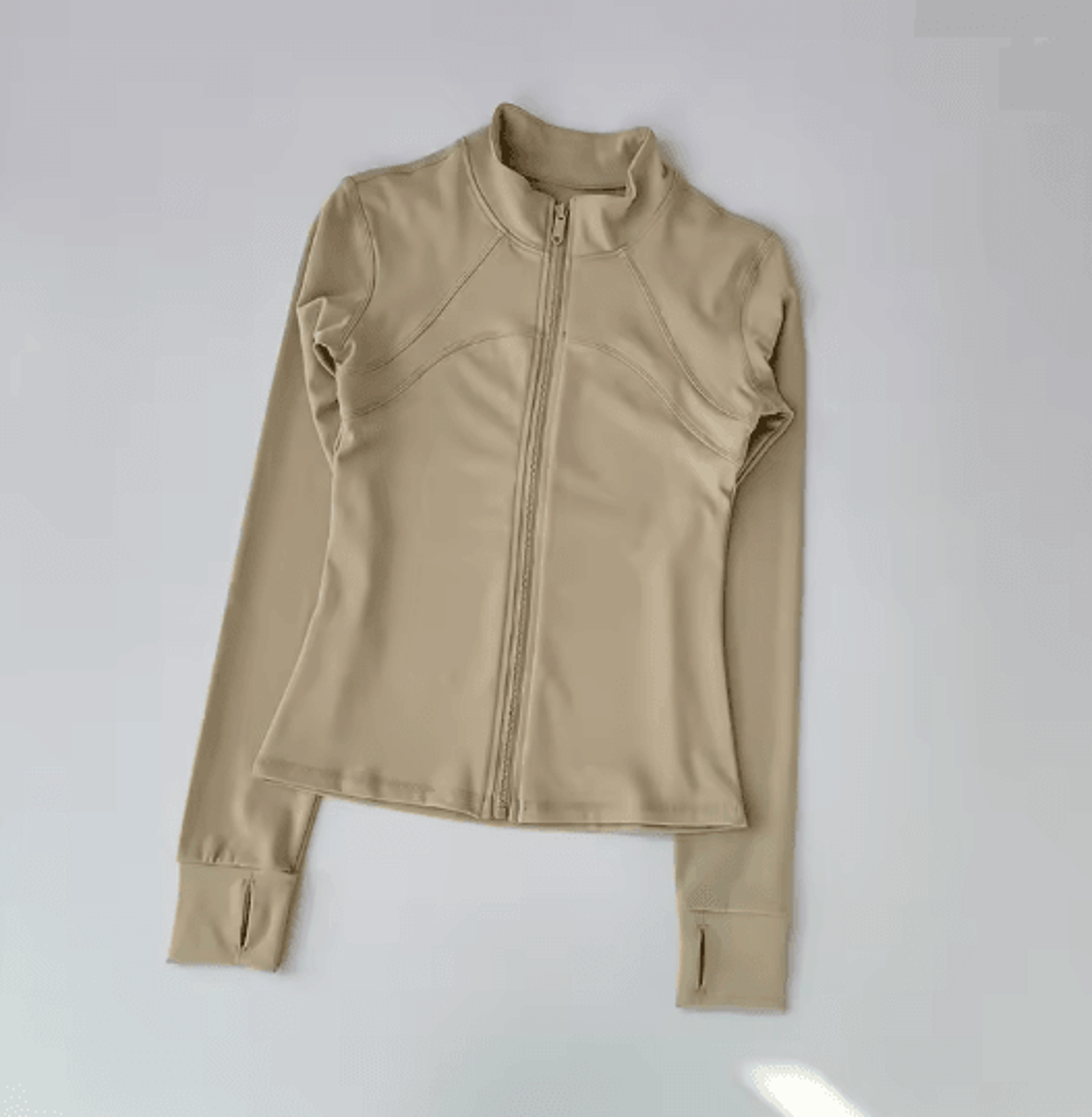Womens Quick Dry Yoga Jacket Slim Fit Zip Up Fitness Top 16