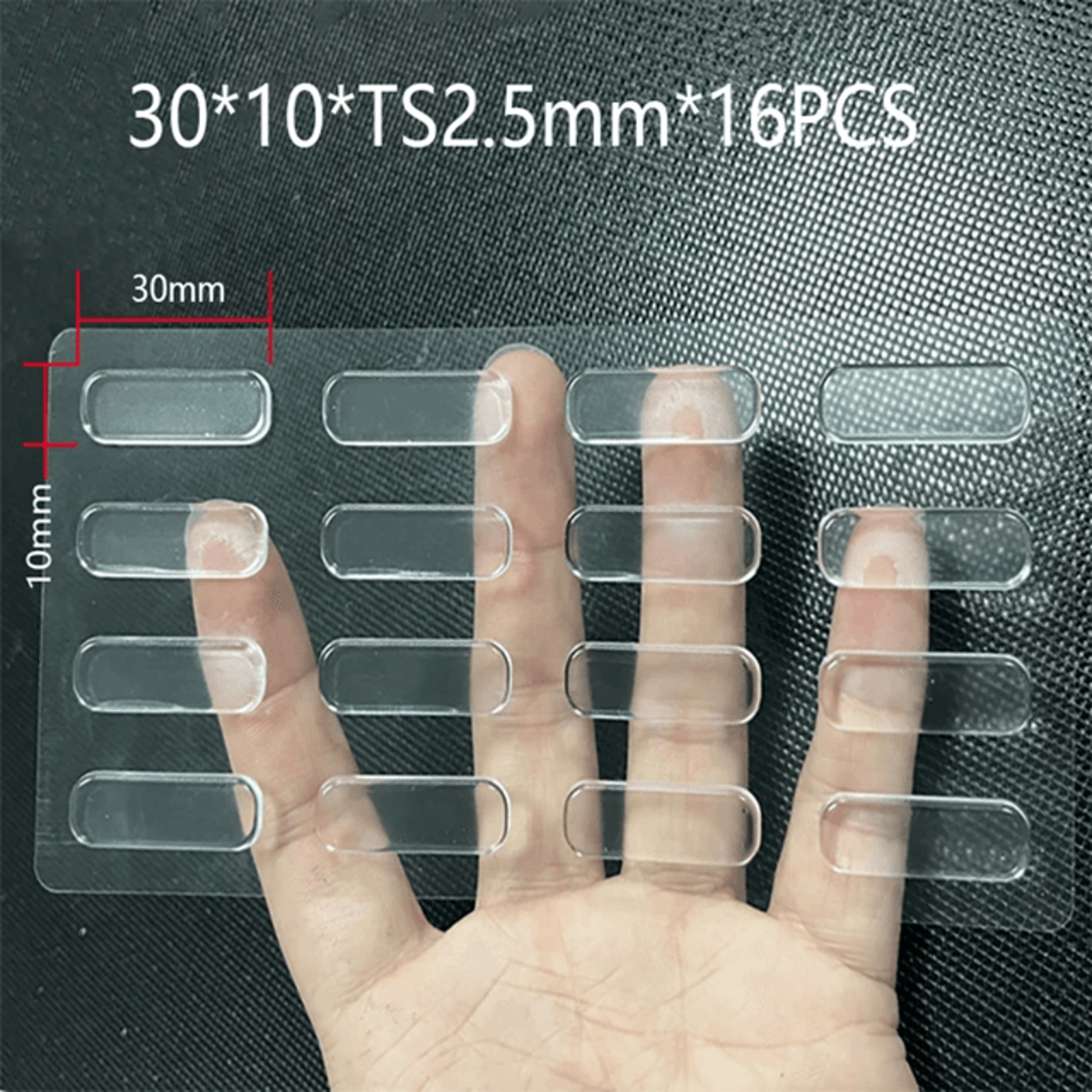 Clear Silicone Bumper Pads Self Adhesive Furniture And Wall Protectors 100 Pack 4