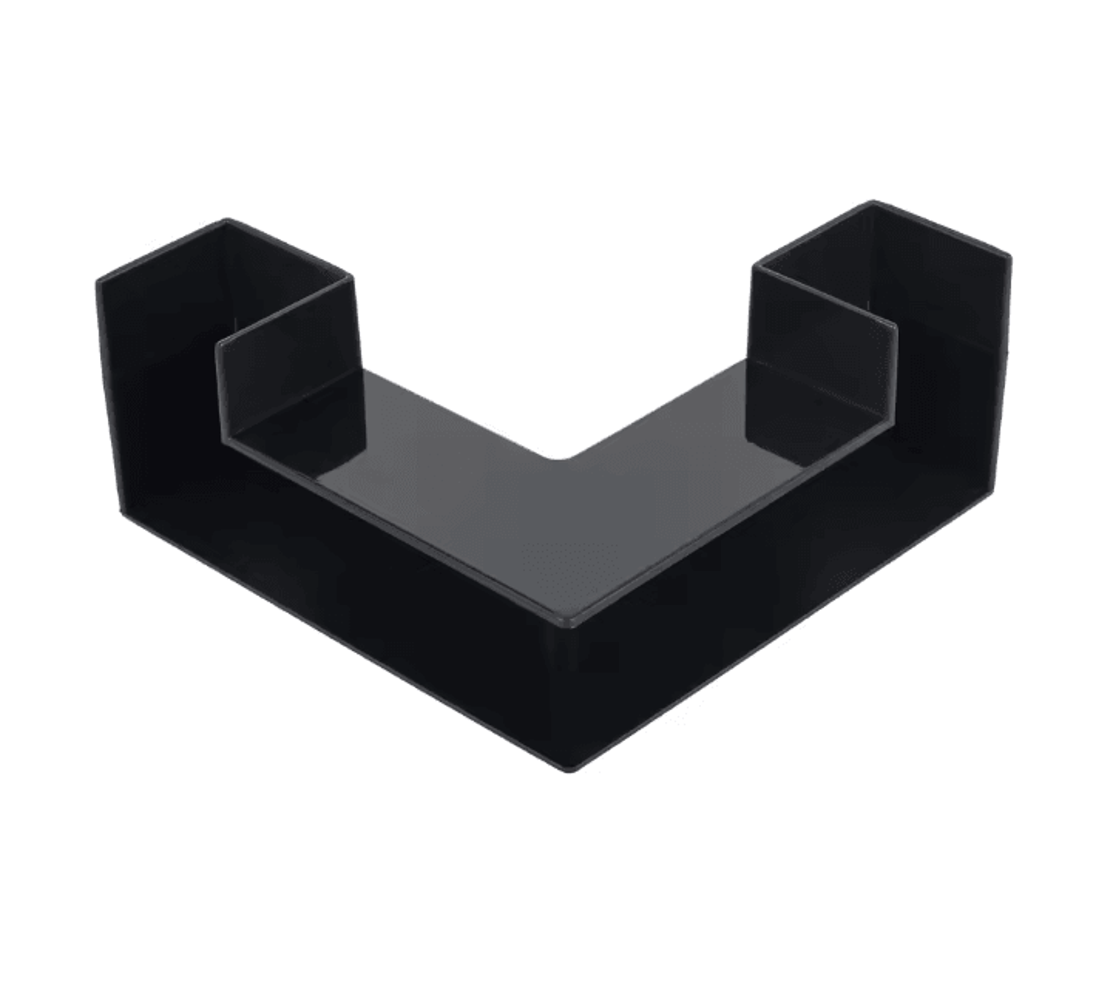 L Shape Shrimp Cave Aquarium Tunnel Corner Fish Hideout 4