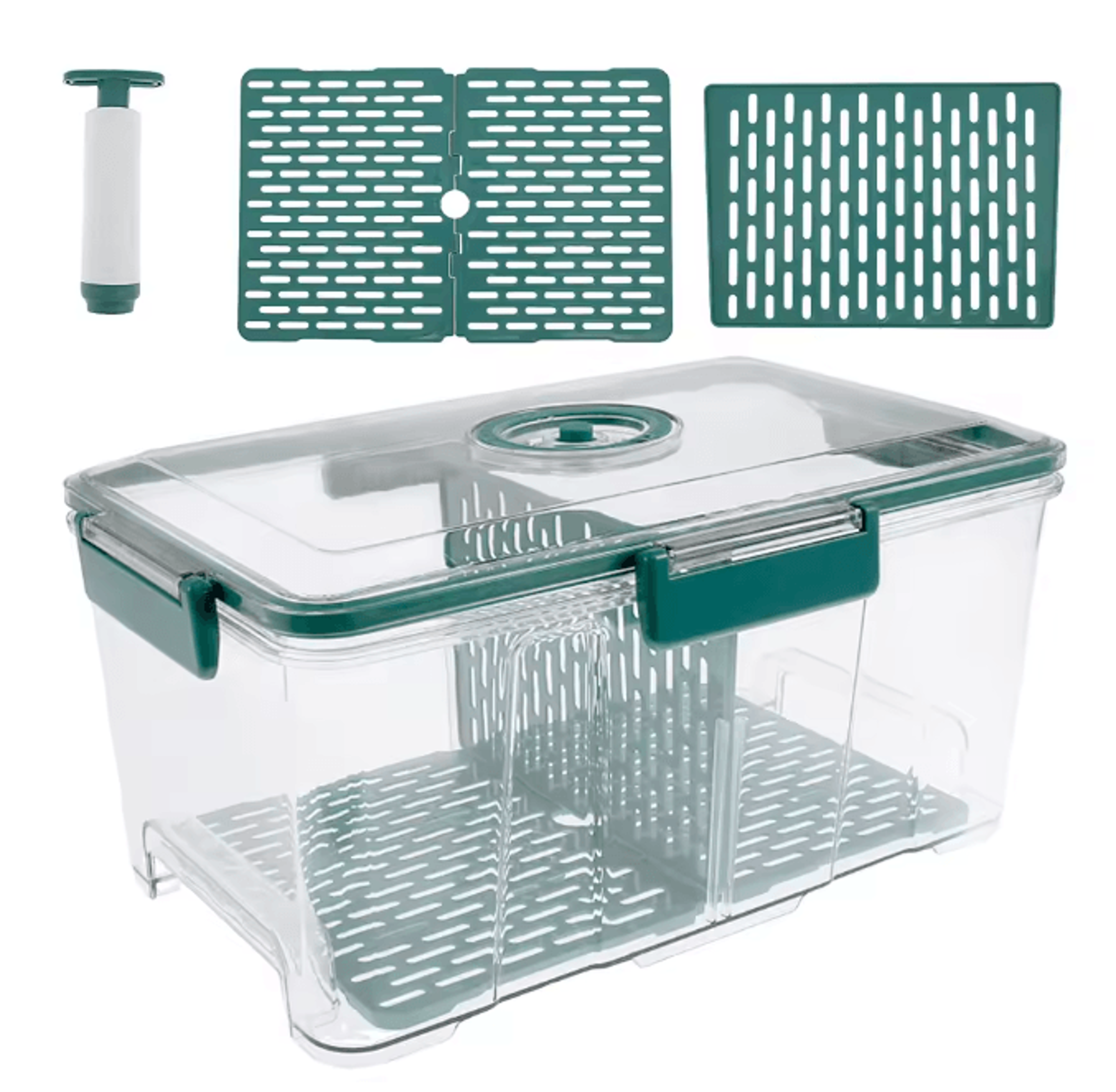 Airtight Bread Box With Vacuum Pump Freshness Keeper Container 4