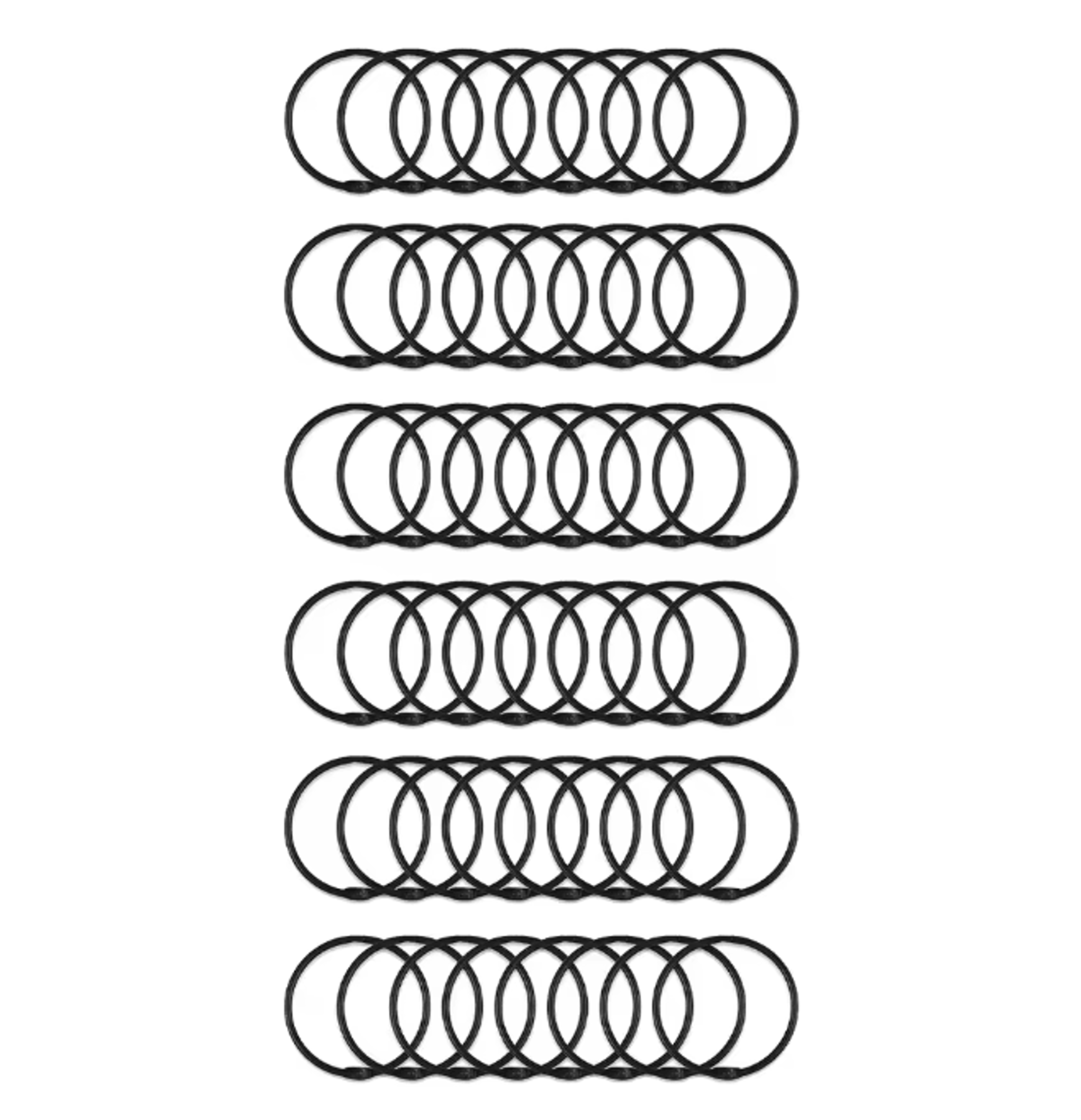 Metal Shower Curtain Rings Rustproof Smooth Glide Hooks 24 Pack 7