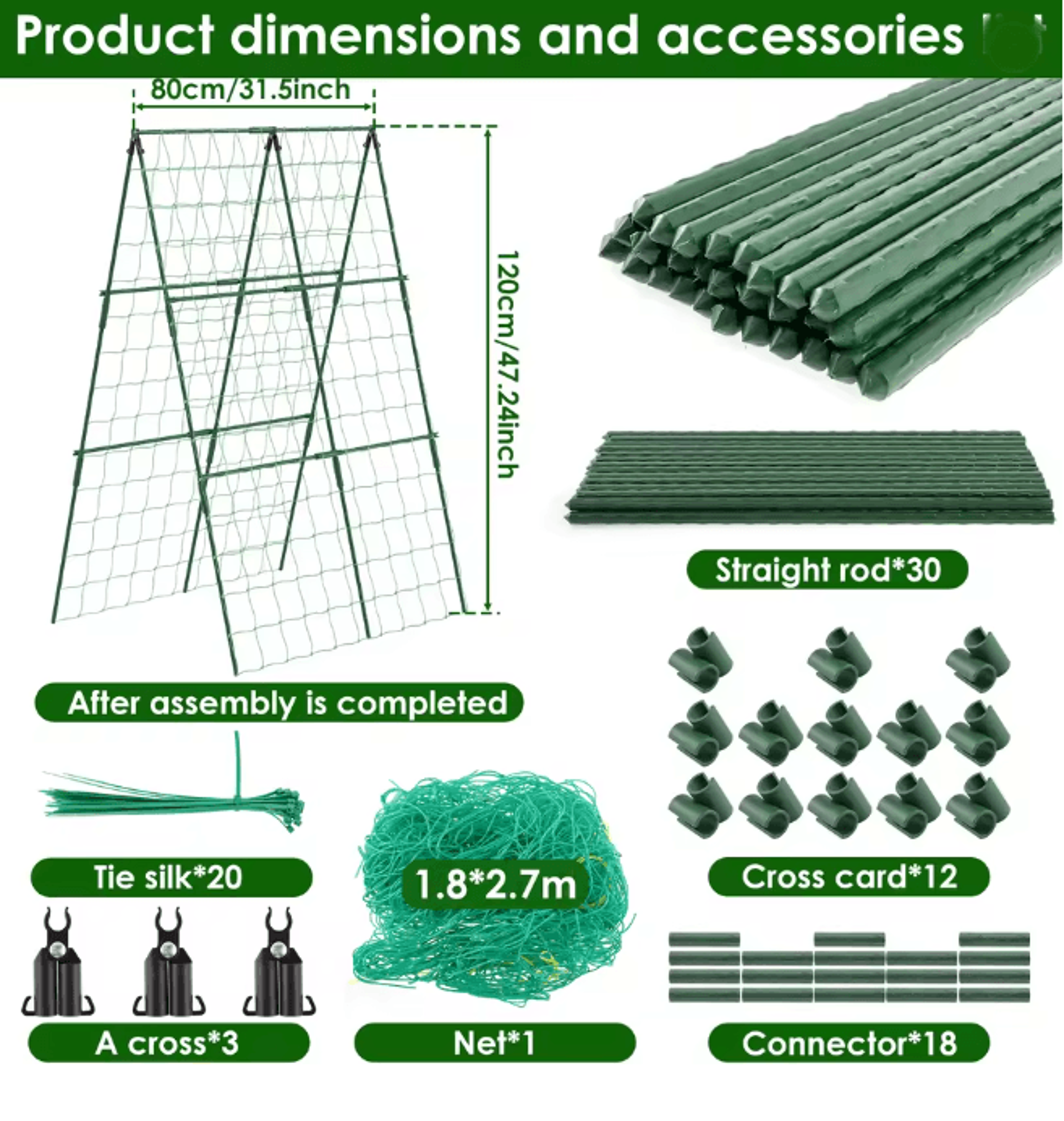 A Frame Garden Plant Trellis For Cucumber Tomato And Climbing Vegetables 6
