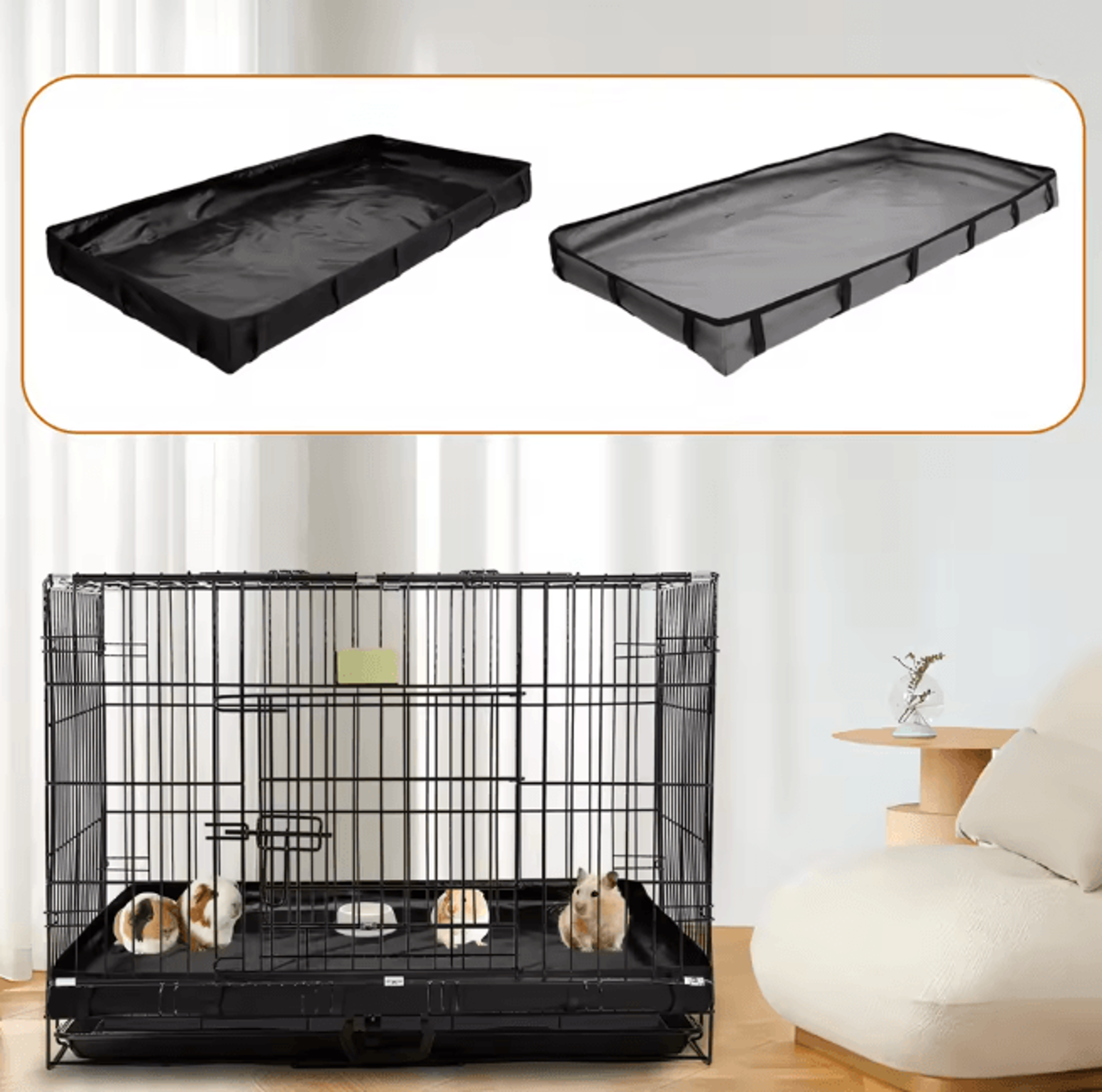 waterproof guinea pig cage liner oxford cloth habitat base pad
