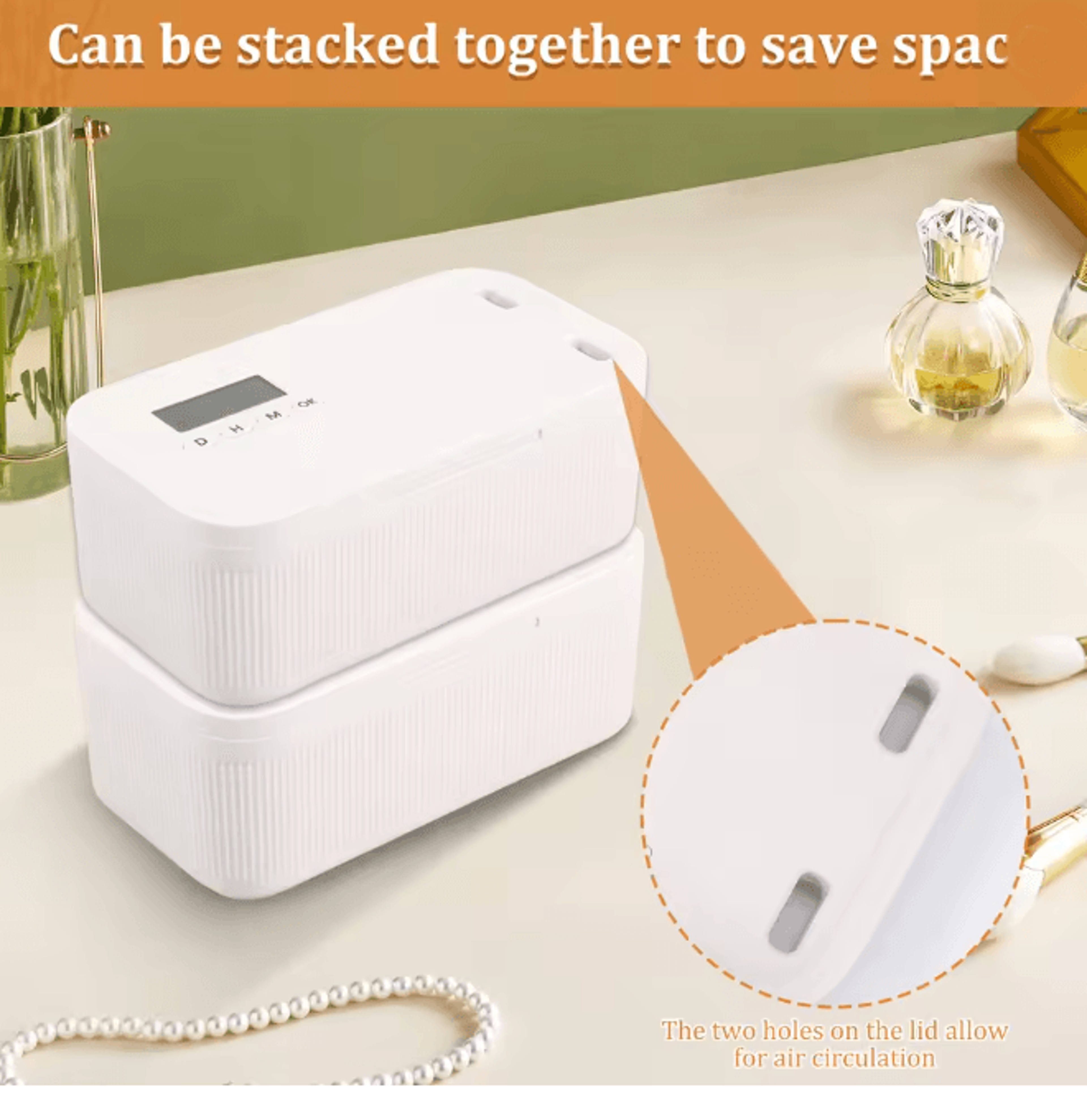 Portable Lock Box With Combination Lock And Timer Secure Storage Case 1