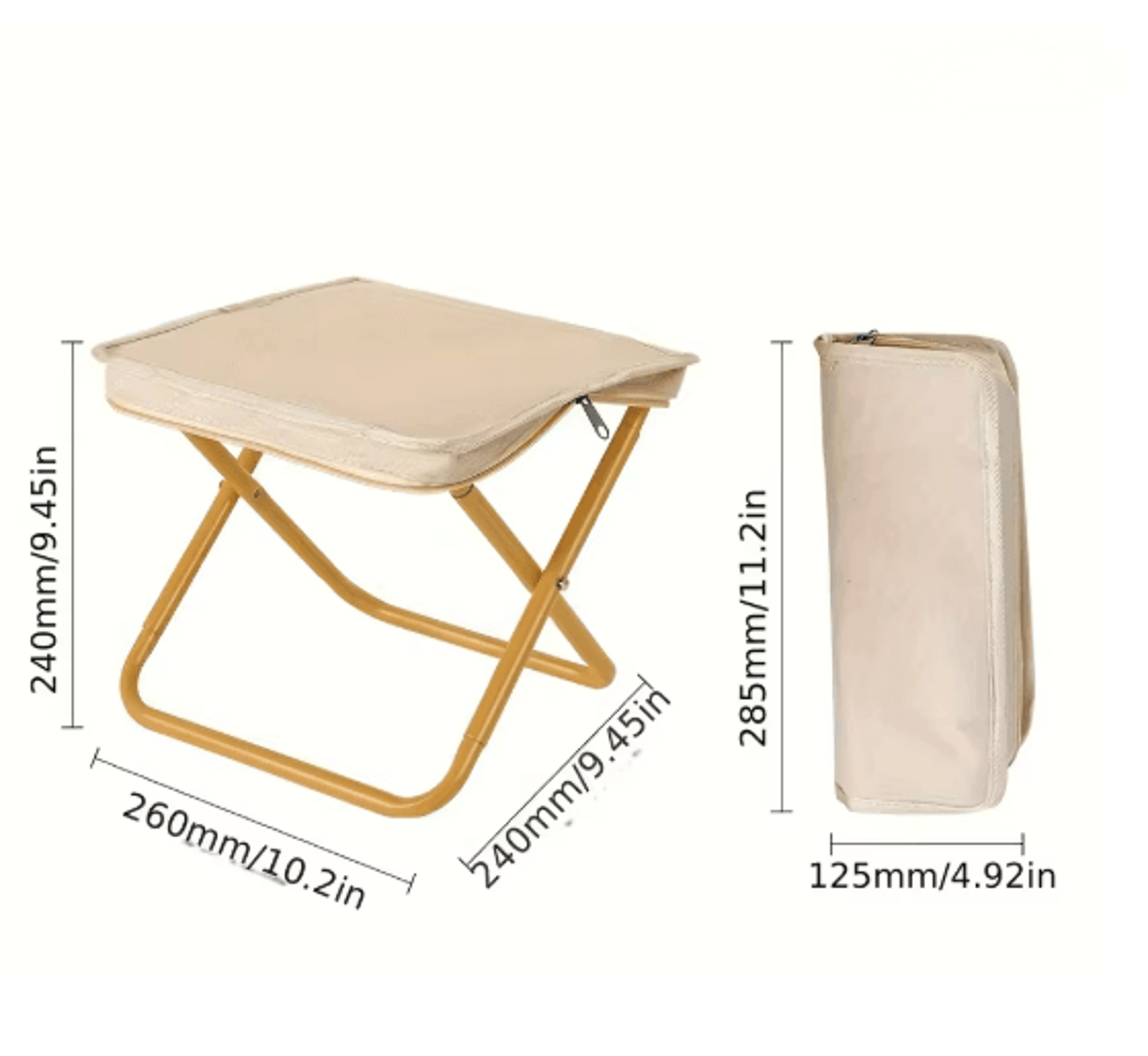 Portable Folding Camping Chair Lightweight Outdoor Travel Fishing Stool 3