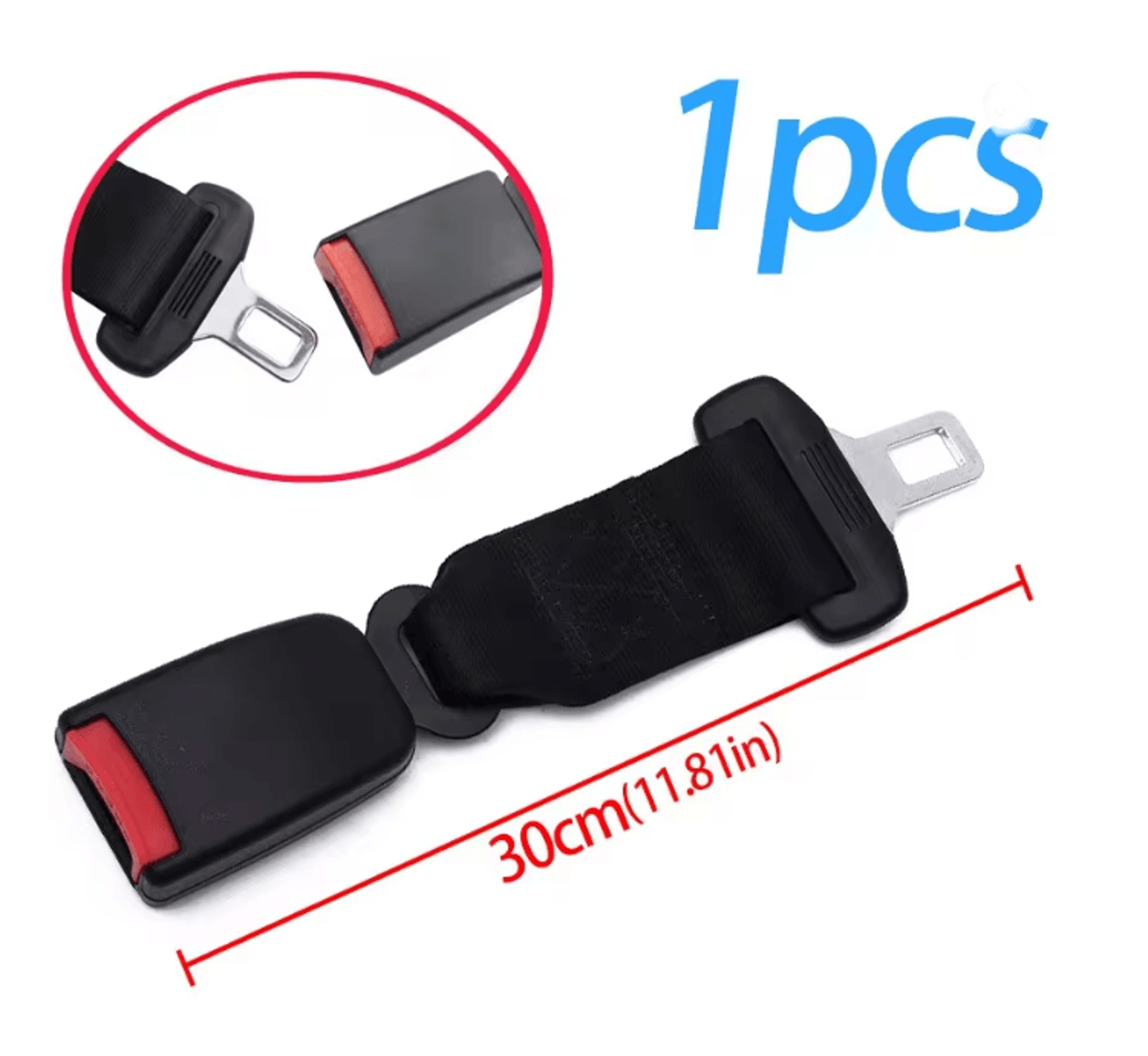 Car Seat Belt Extender Buckle Comfortable Lengthening Adapter 11