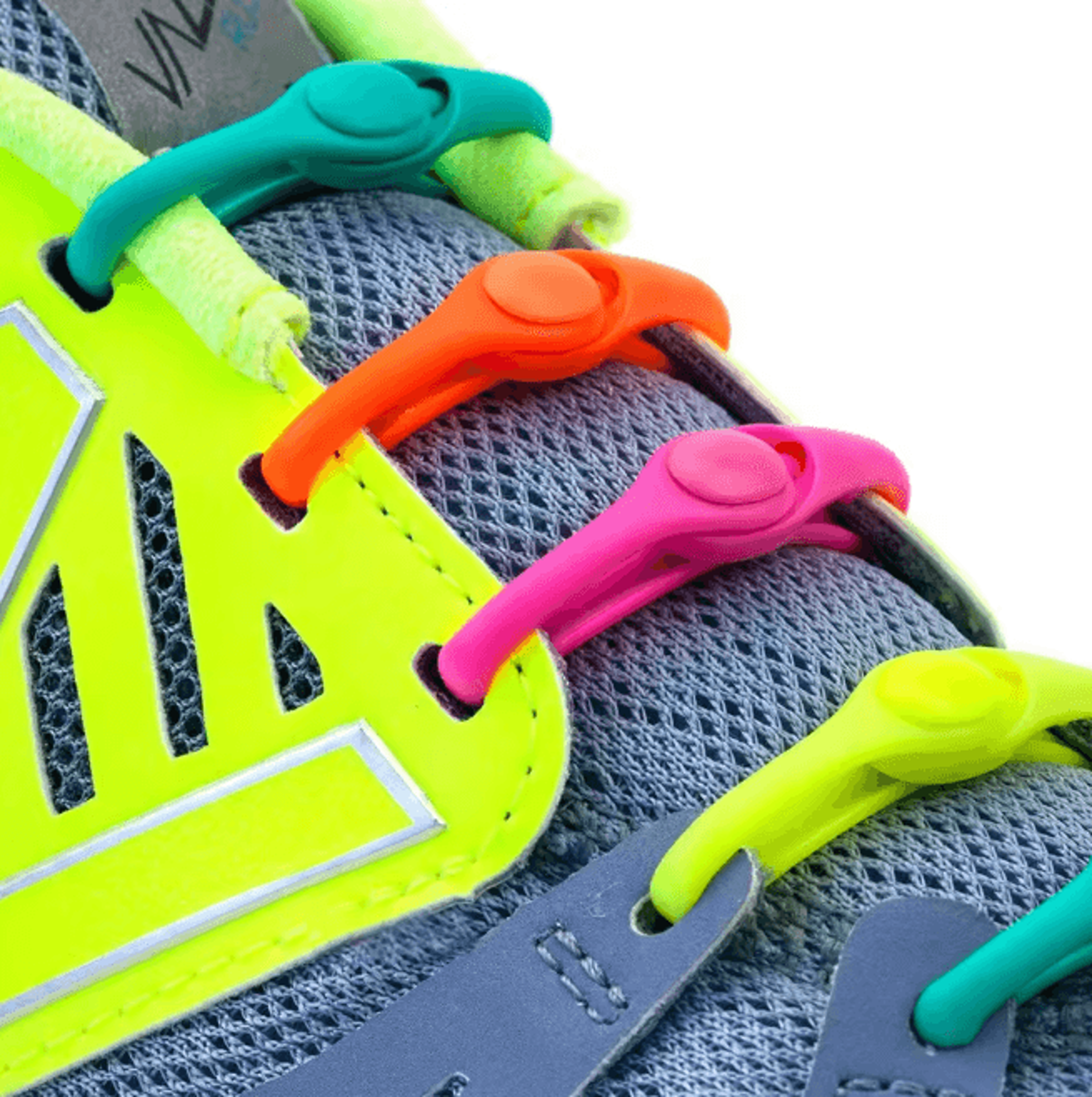 stretch silicone no tie shoelaces elastic shoe laces set of 12