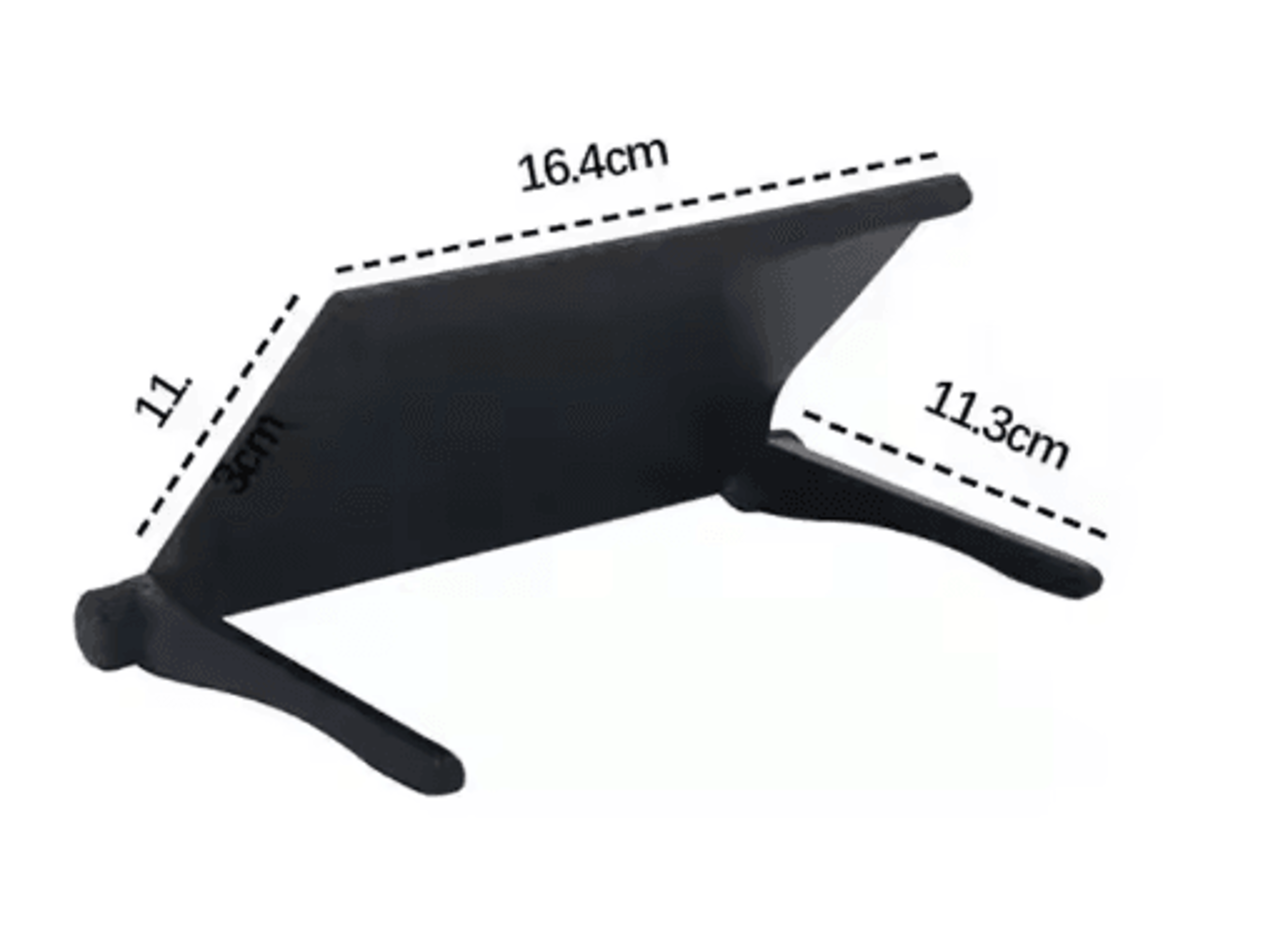 No Drill TV Screen Storage Rack For Router And Set Top Box 4
