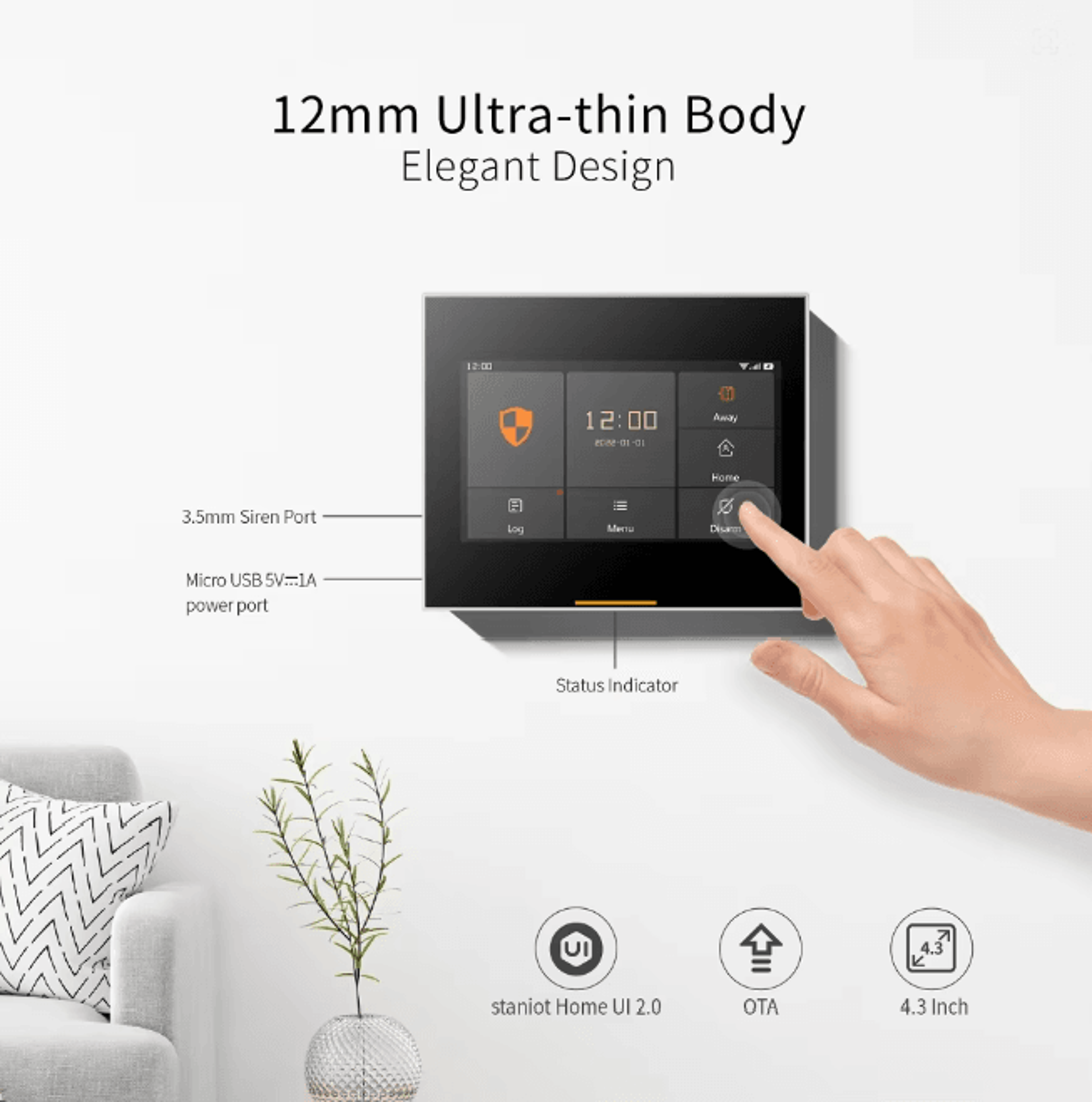 Staniot Smart Home Security Alarm System Wireless WIFI With App Control 1