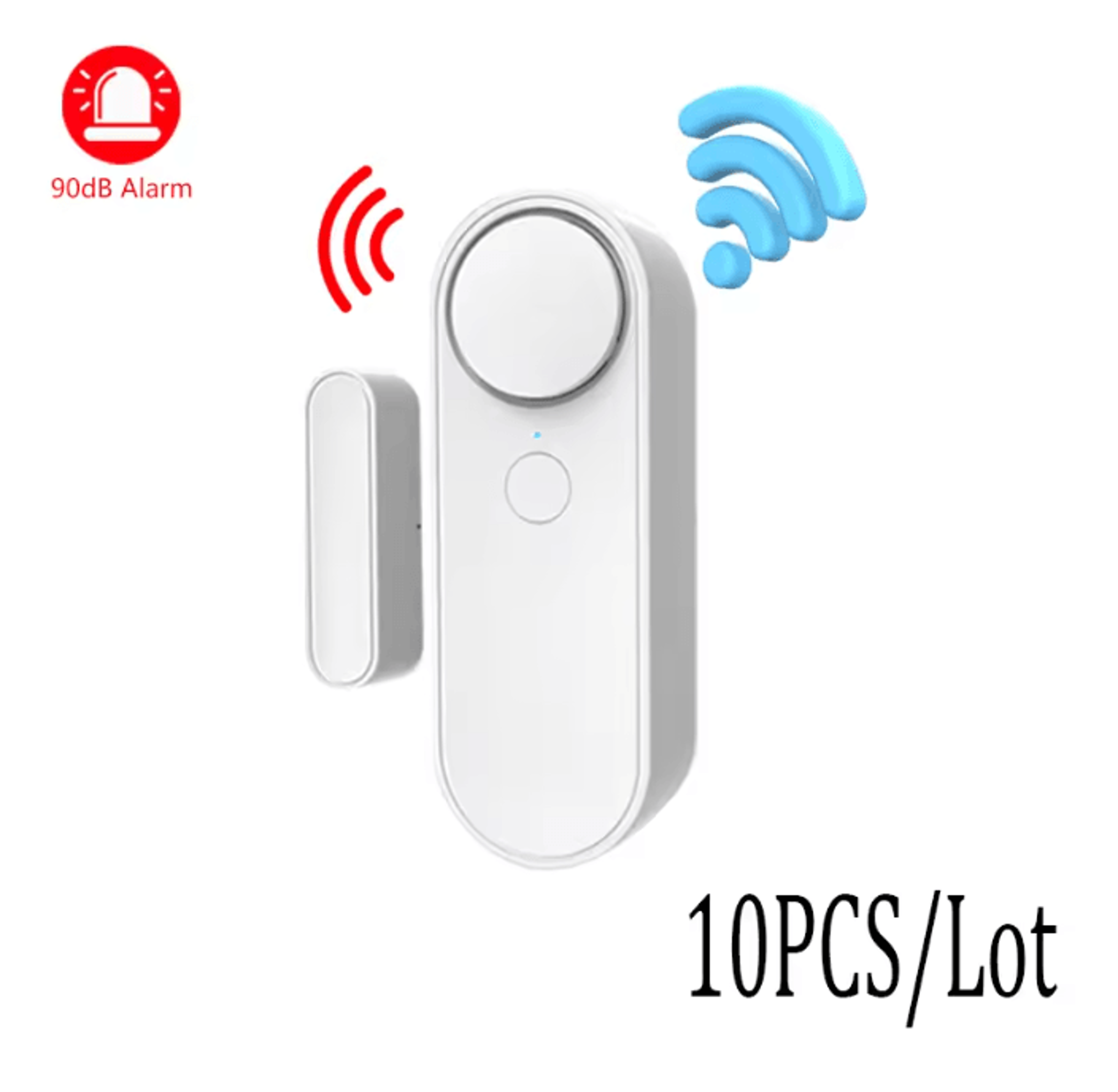 Tuya WIFI Door Window Sensor Alarm Smart Entry Security With Siren 10
