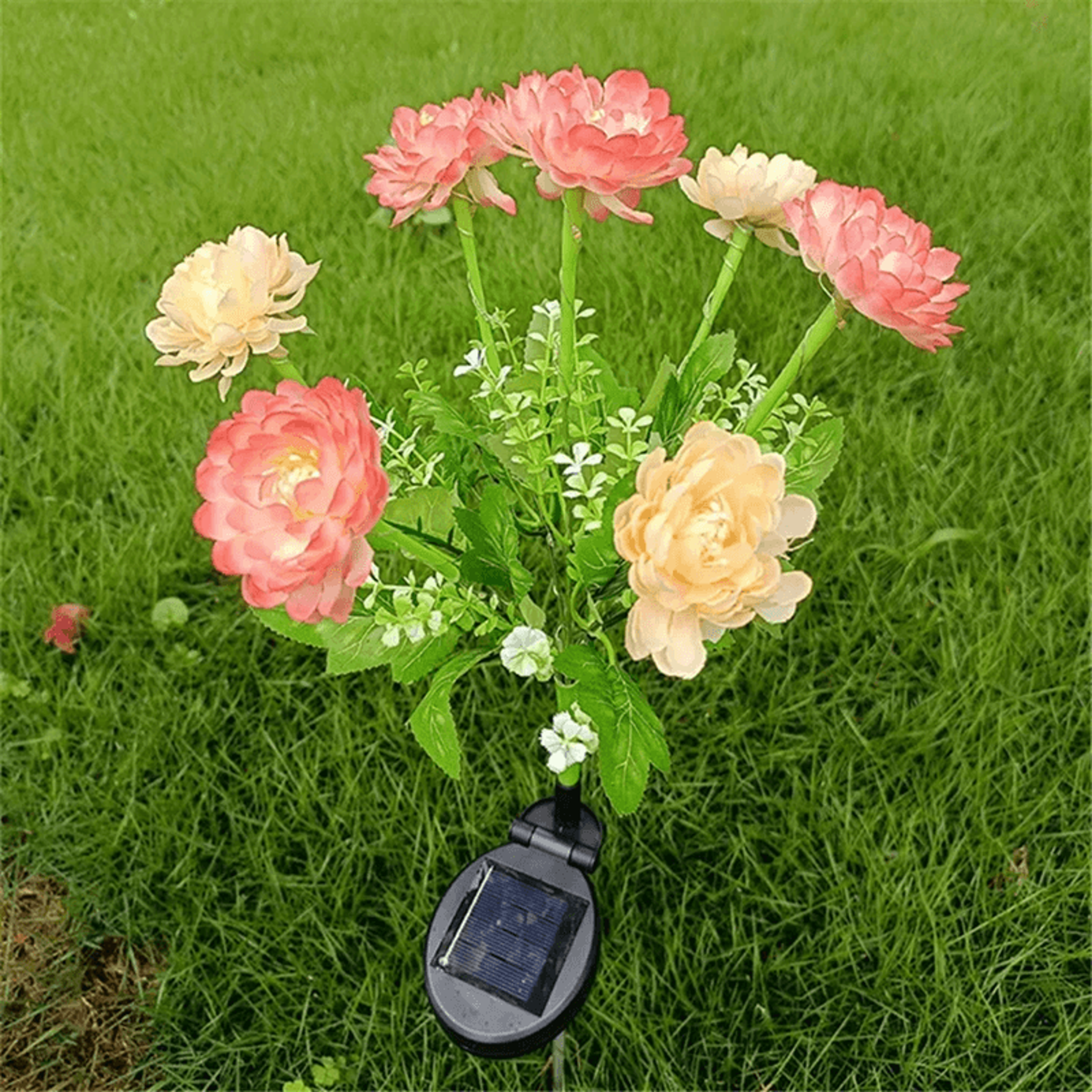 SnowLotus Solar Garden Lights For Outdoor Lawn And Patio Decor 1