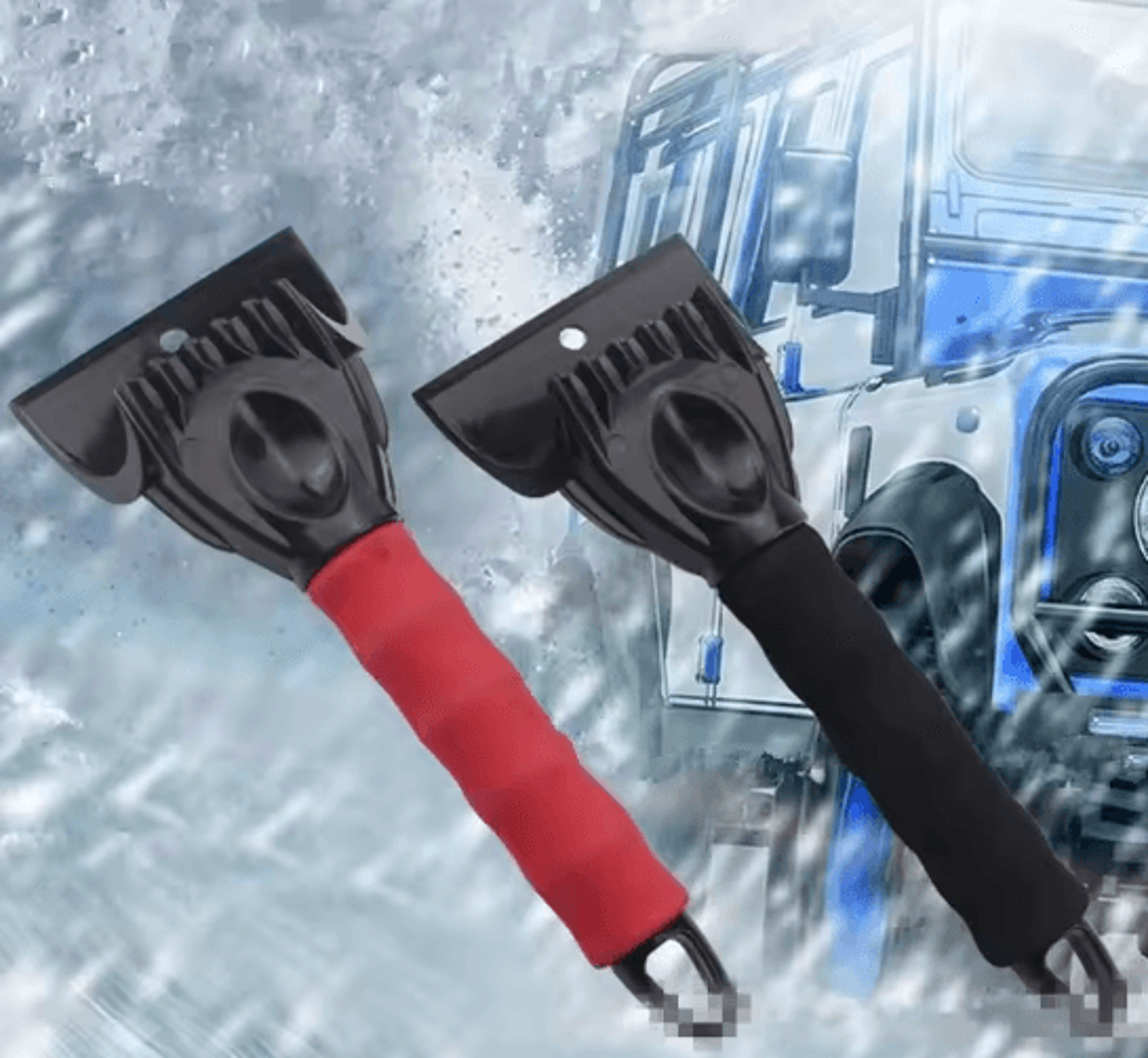 Premium Winter Car Snow Shovel  Auto Ice Scraper  HeavyDuty Windshield Snow Removal Tool 0