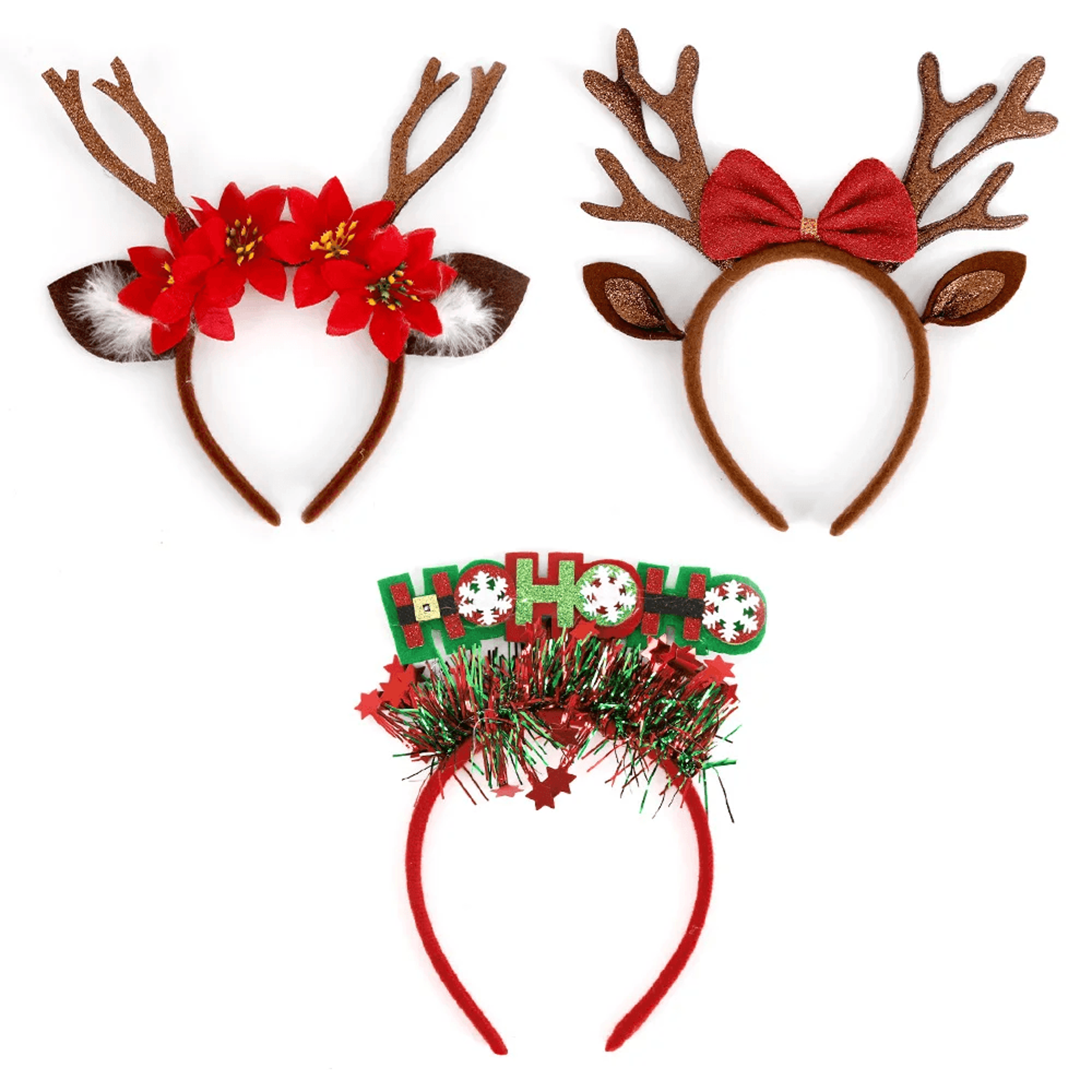 christmas antler headband cute reindeer hair accessorie