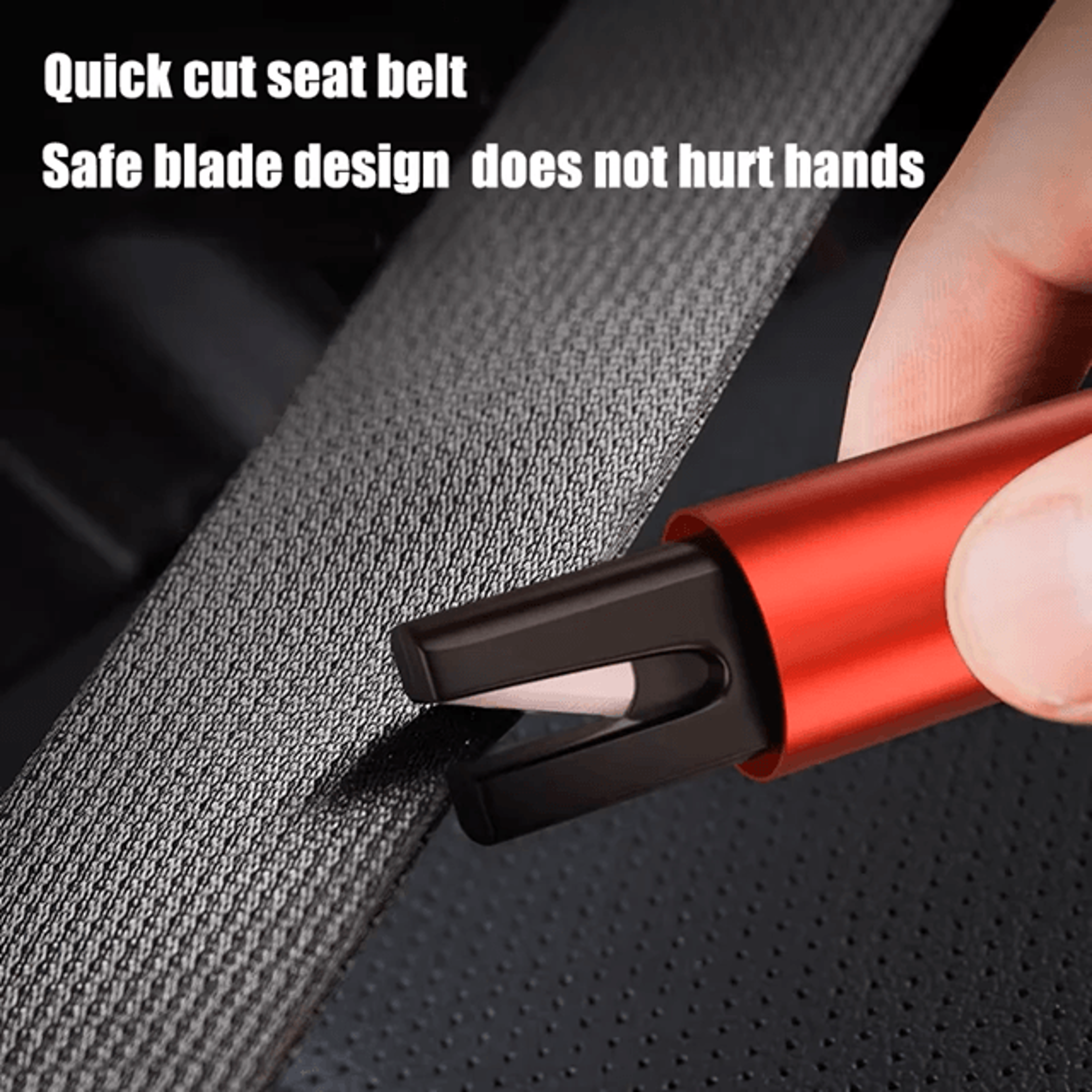 2 In 1 Car Escape Tool With Window Breaker And Seatbelt Cutter 1