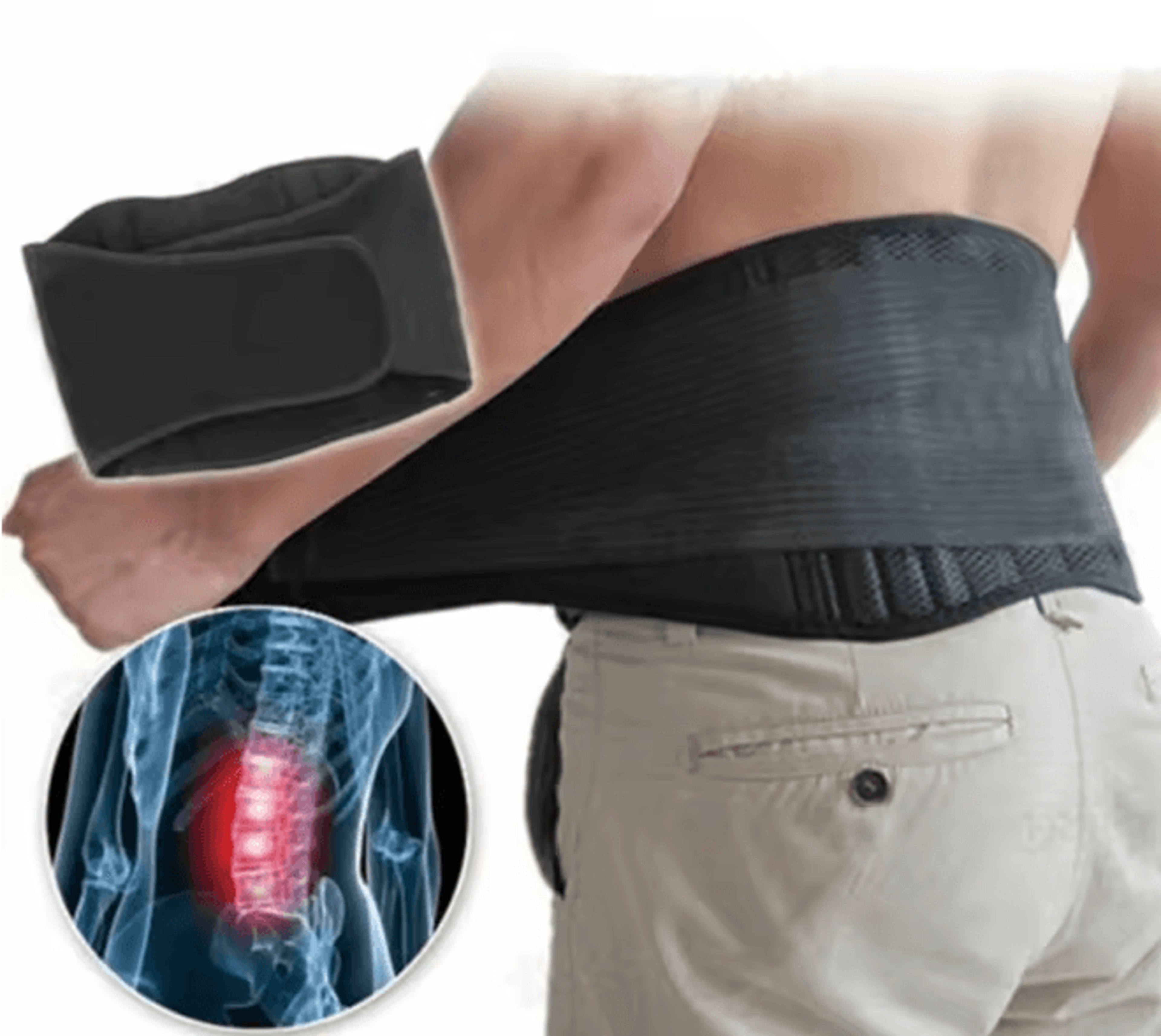 heatsupport lower back brace self heating lumbar support belt