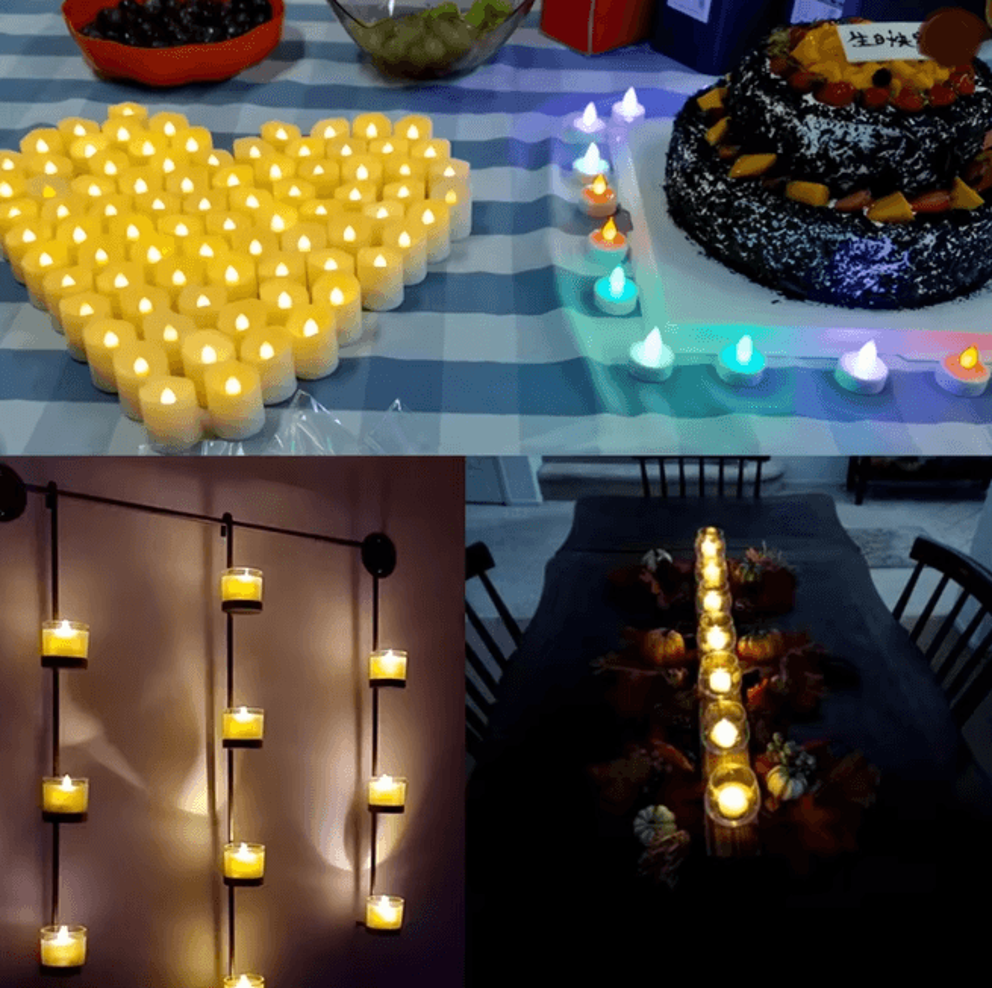 Rechargeable LED Flameless Candles With Remote And Timer For Home And Event Decor 3