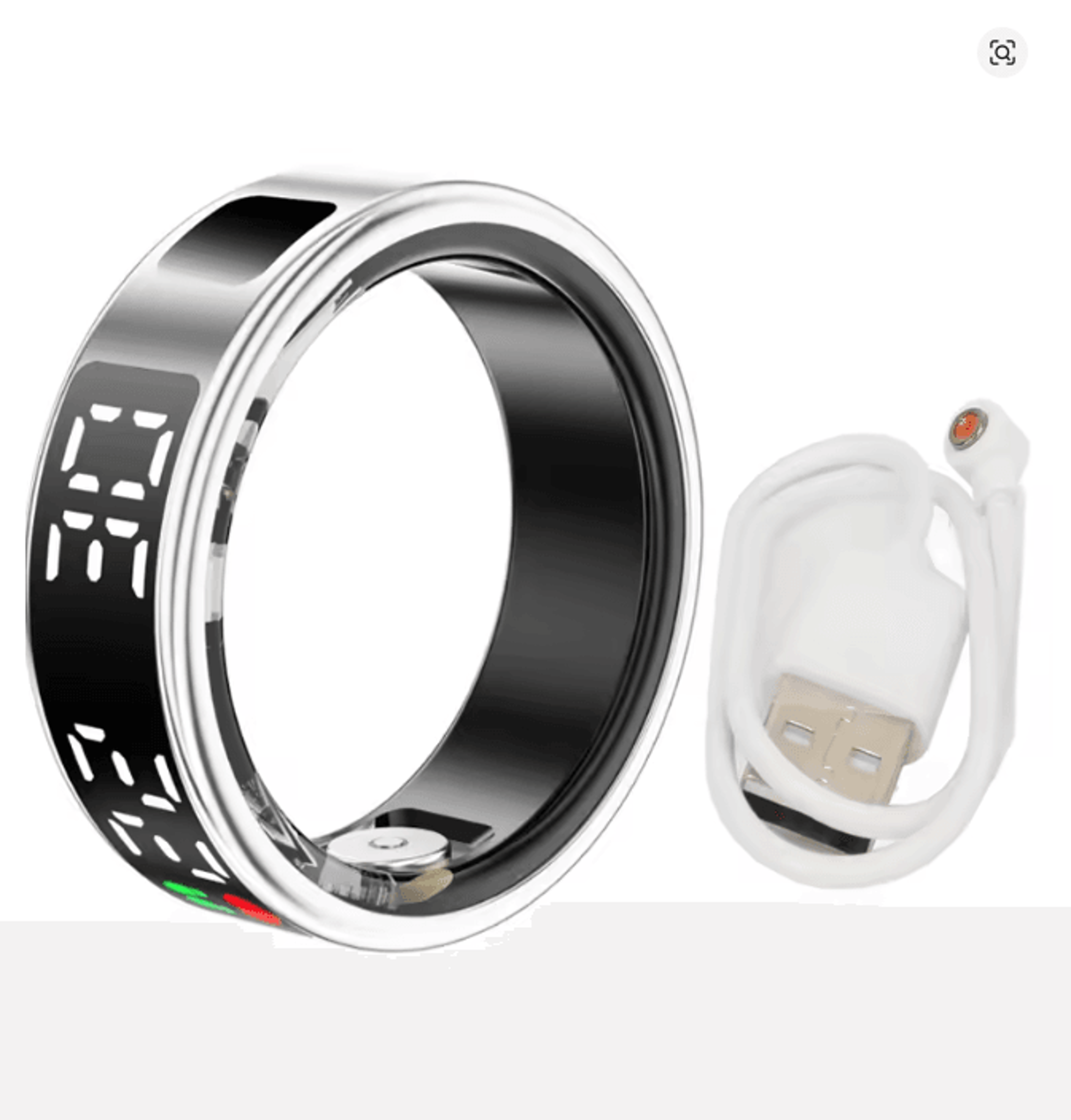 Smart Health Monitoring Ring Heart Rate Sleep Tracker Waterproof Fitness Ring 6