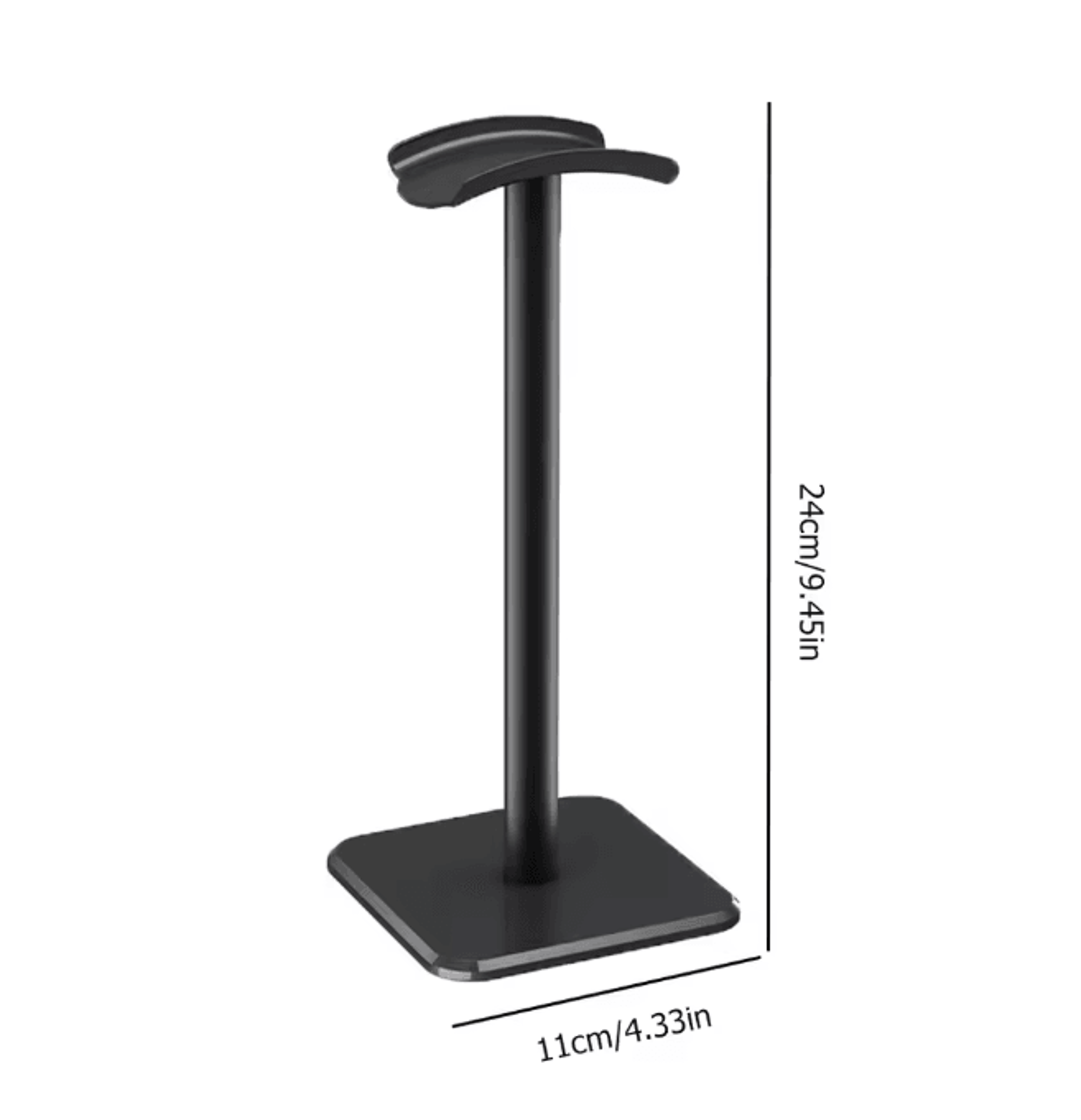 Aluminum Headphone Stand Space Saving Gaming Headset Holder Desktop Organizer 3