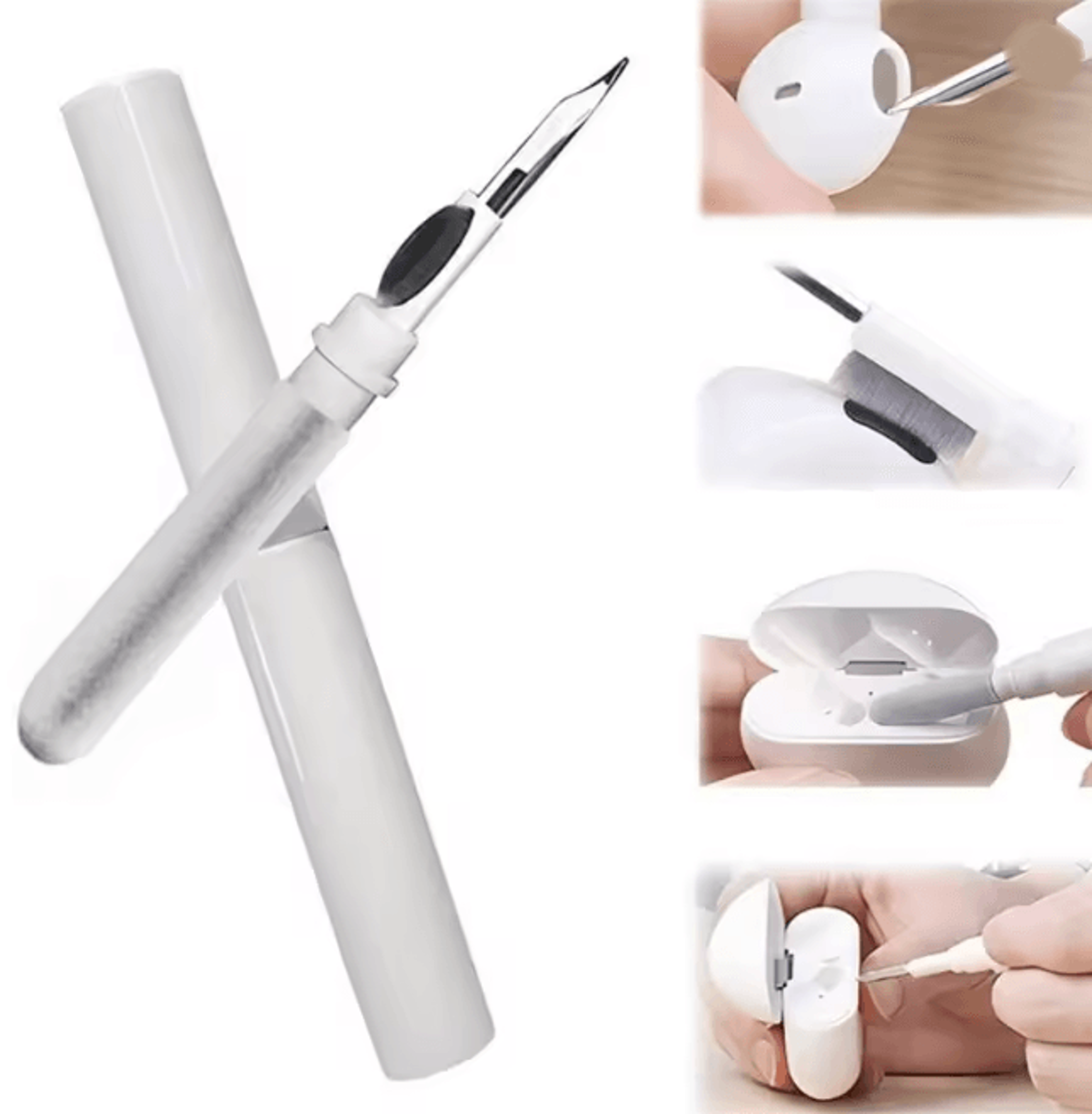 Wireless Earbuds Cleaning Kit Earphone Cleaning Pen Brush Tool For AirPods And Headsets 4