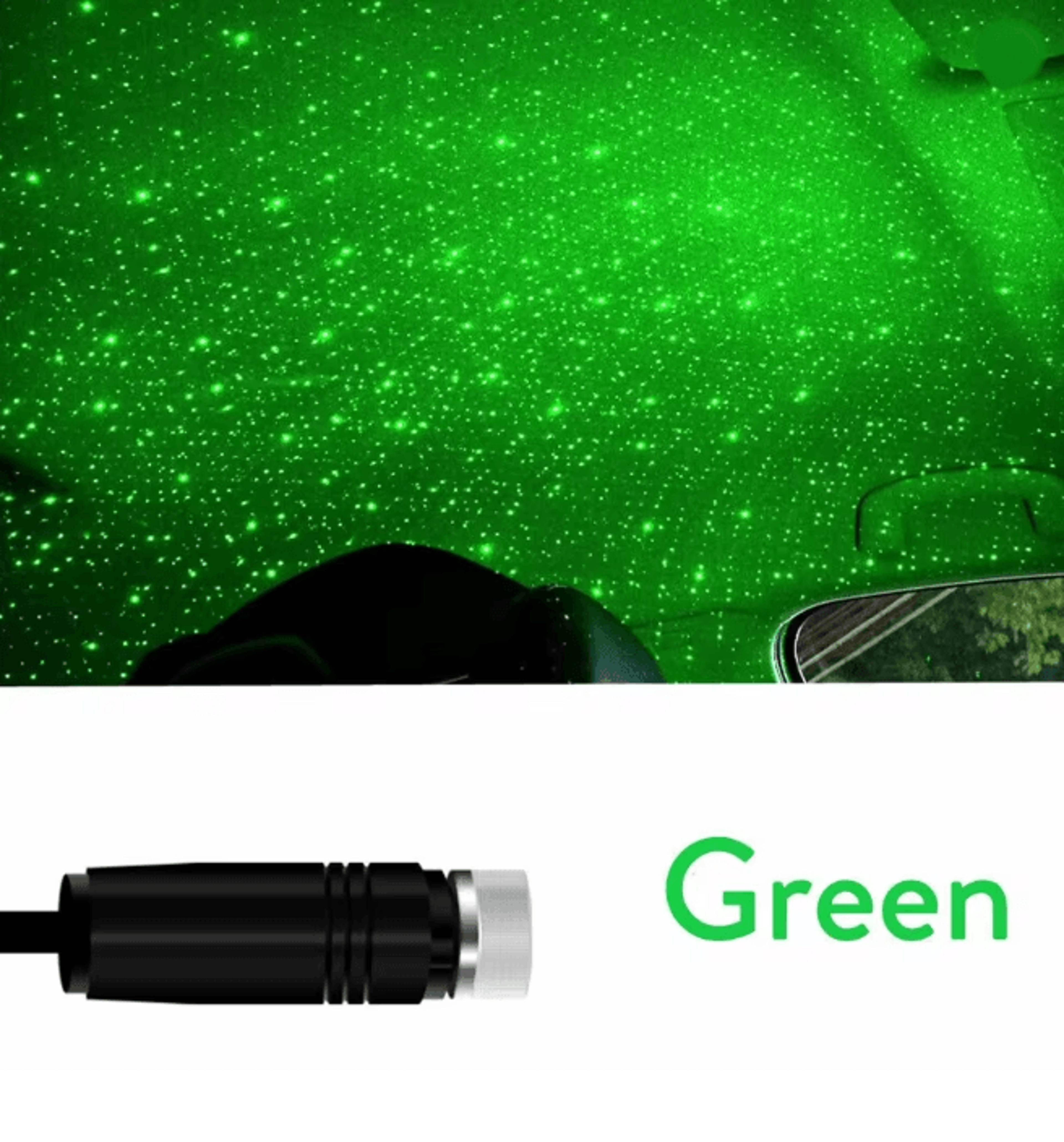 Mini LED Car Roof Star Projector Ambient Night Light USB Plug And Play 6