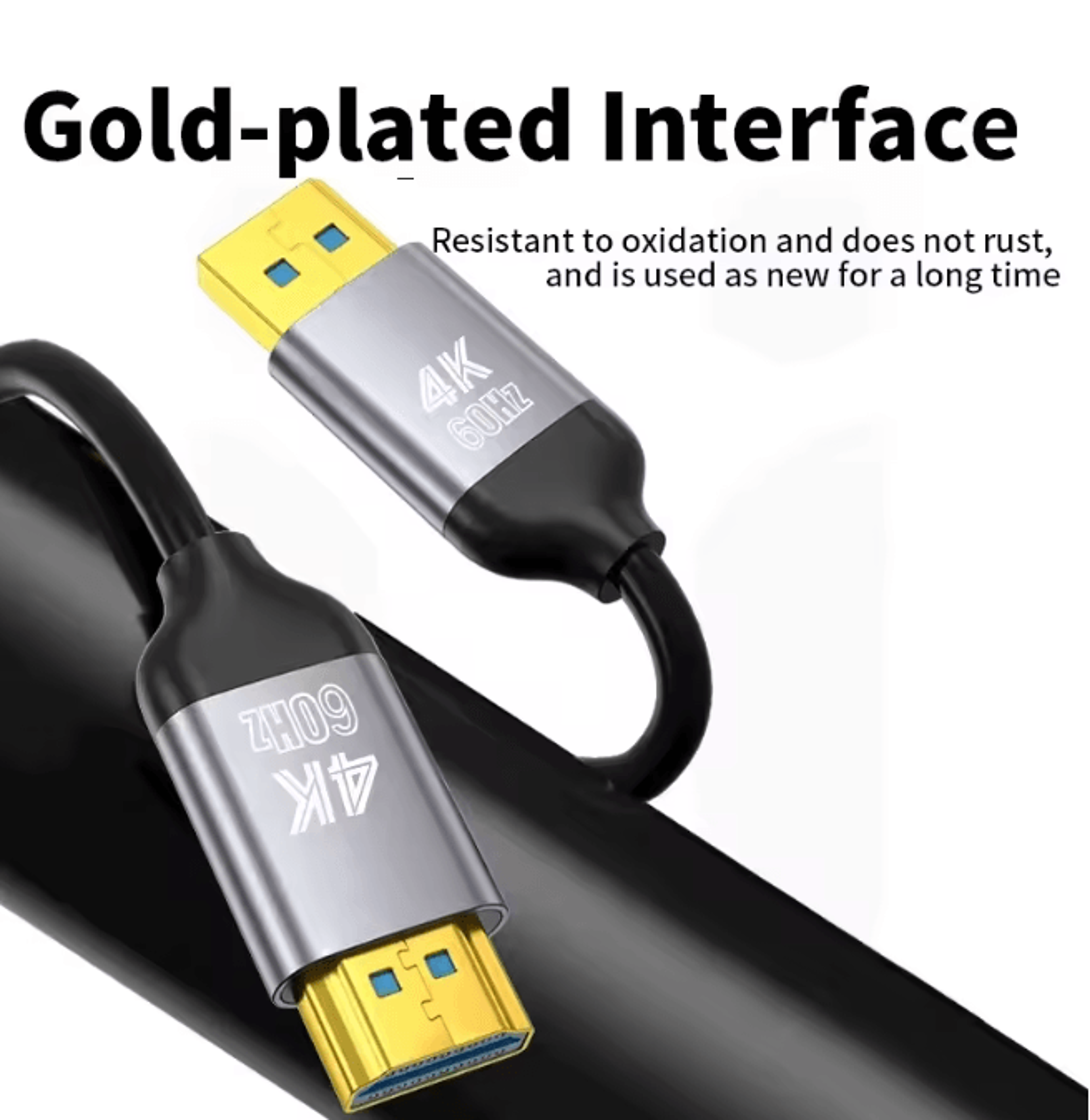 Unnlink 4K DisplayPort To HDMI Cable High Speed Video Adapter 4
