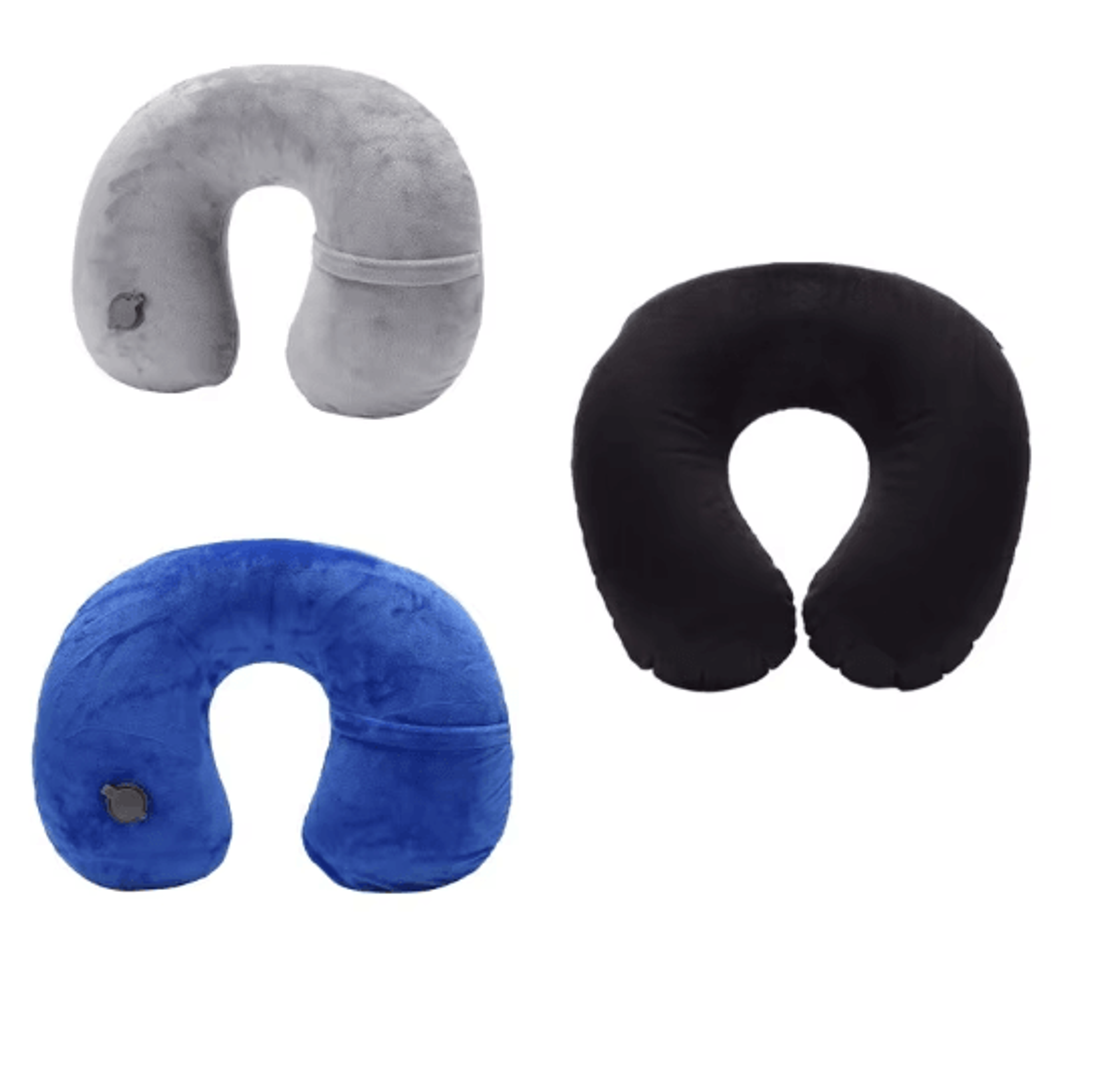 Inflatable U Shaped Travel Neck Pillow With Cervical Support 3