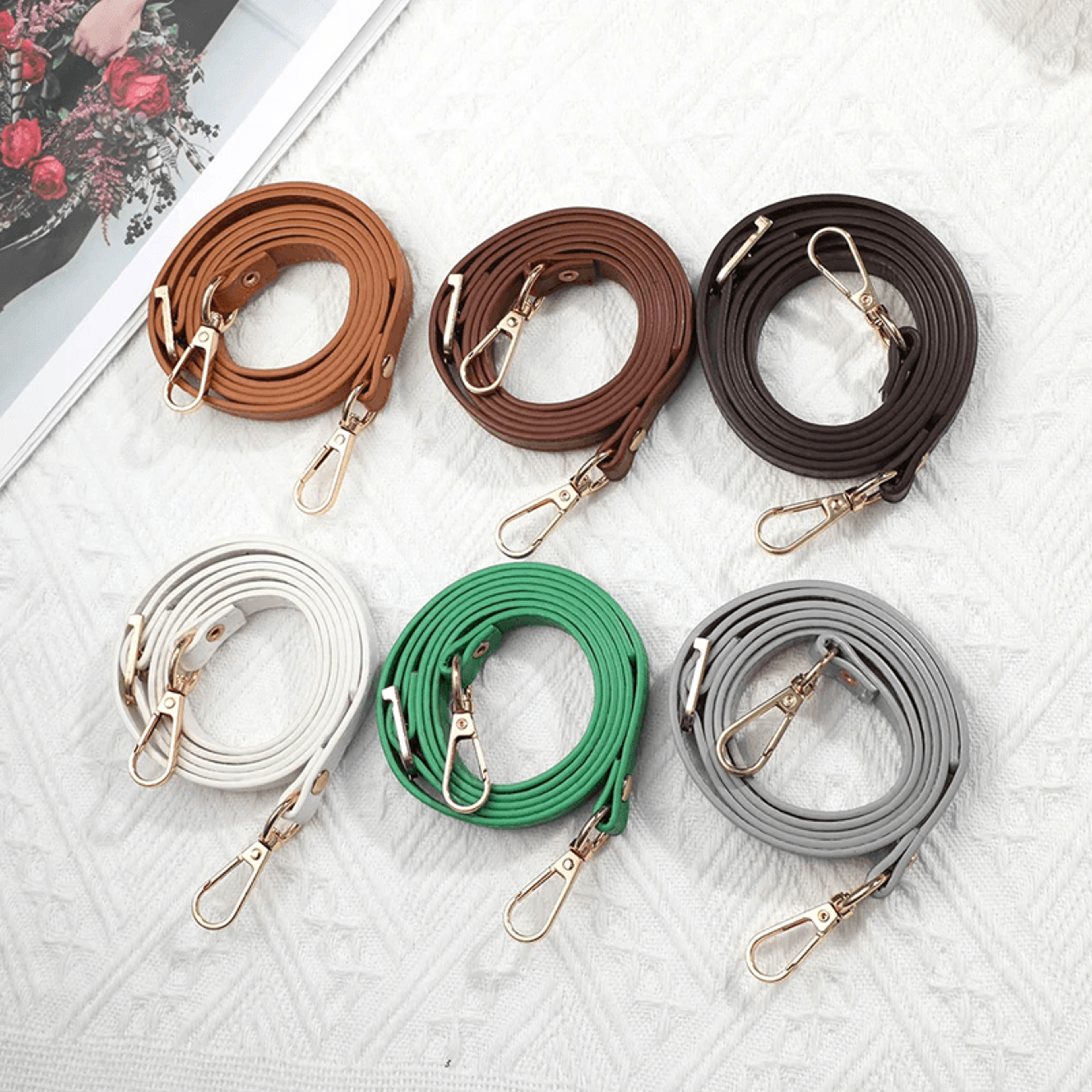 Adjustable PU Leather Shoulder Bag Strap For Crossbody Bags 1