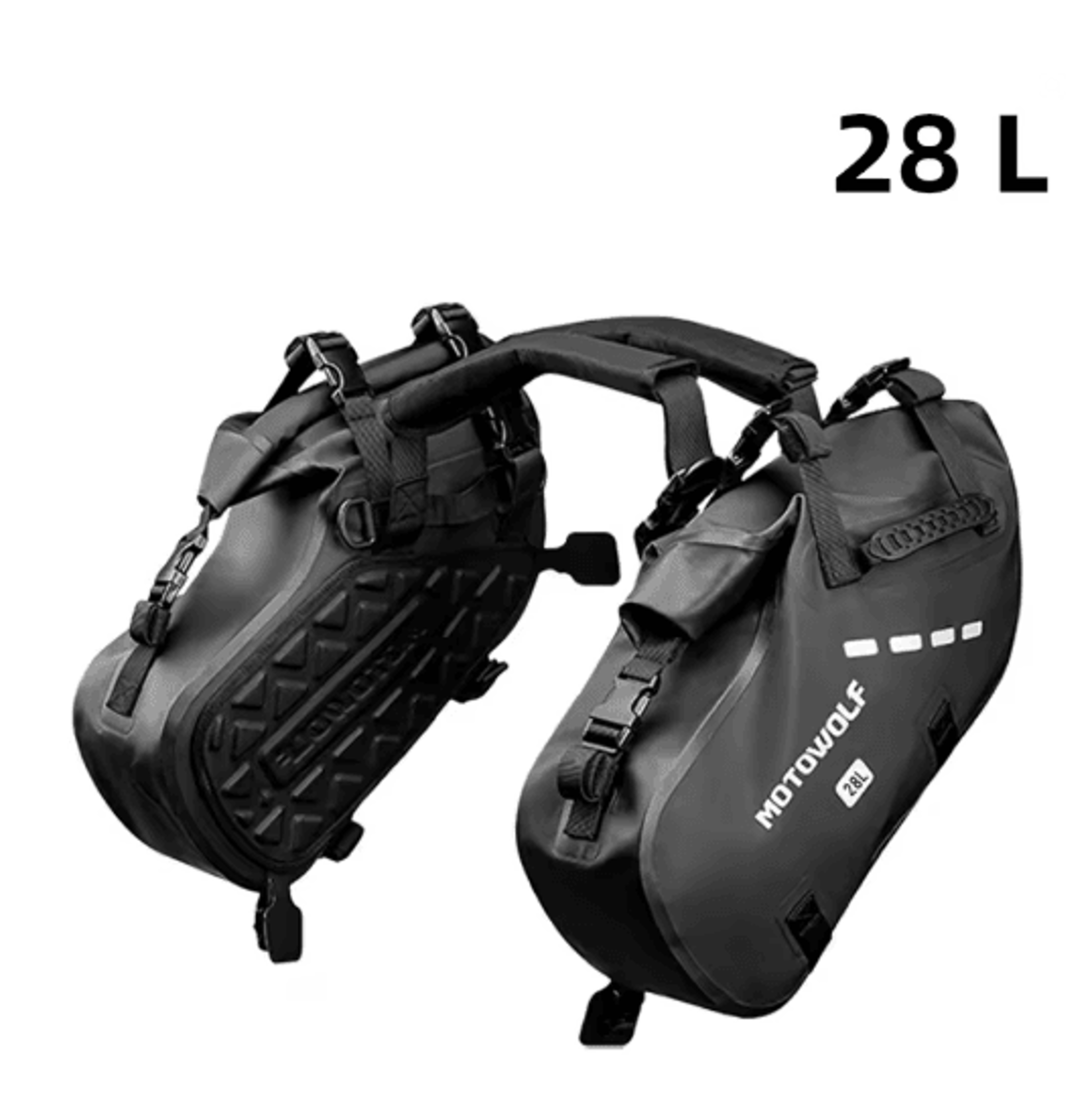 Waterproof Large Capacity Motorcycle Pannier Bag Side Saddle Luggage 4