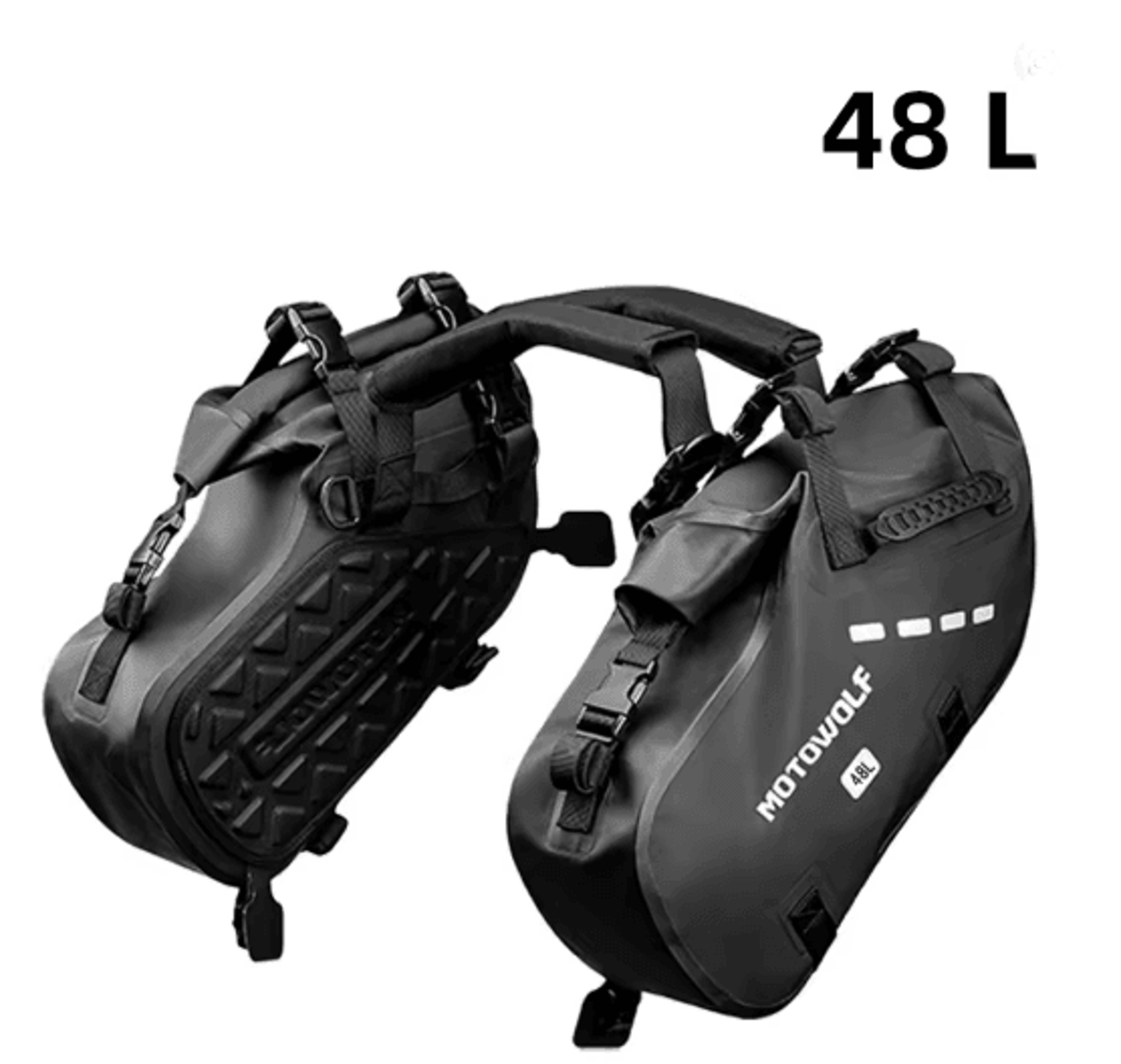 Waterproof Large Capacity Motorcycle Pannier Bag Side Saddle Luggage 5