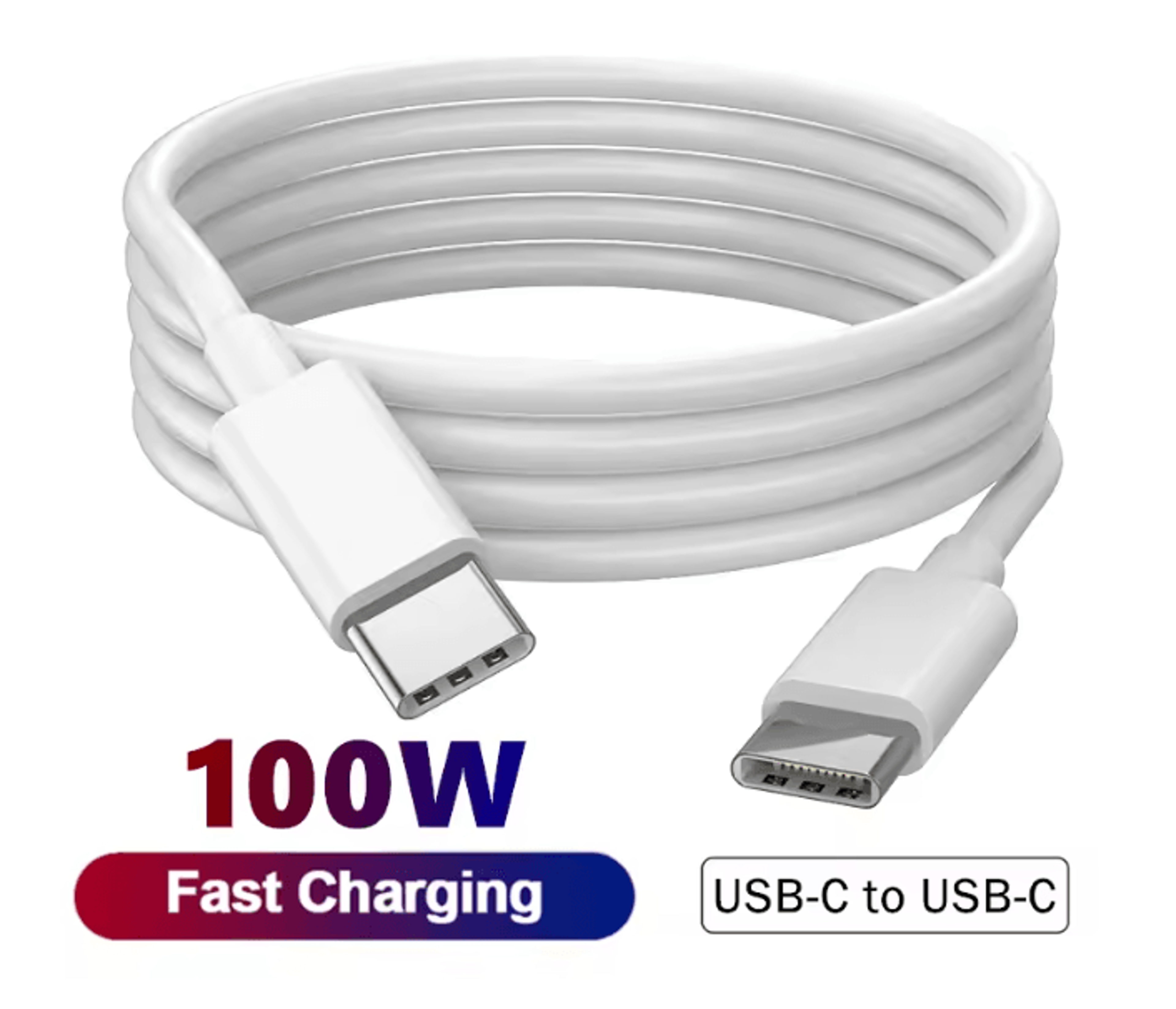 100W USB C To USB C Fast Charging Cable PD Type C Data Cable 0