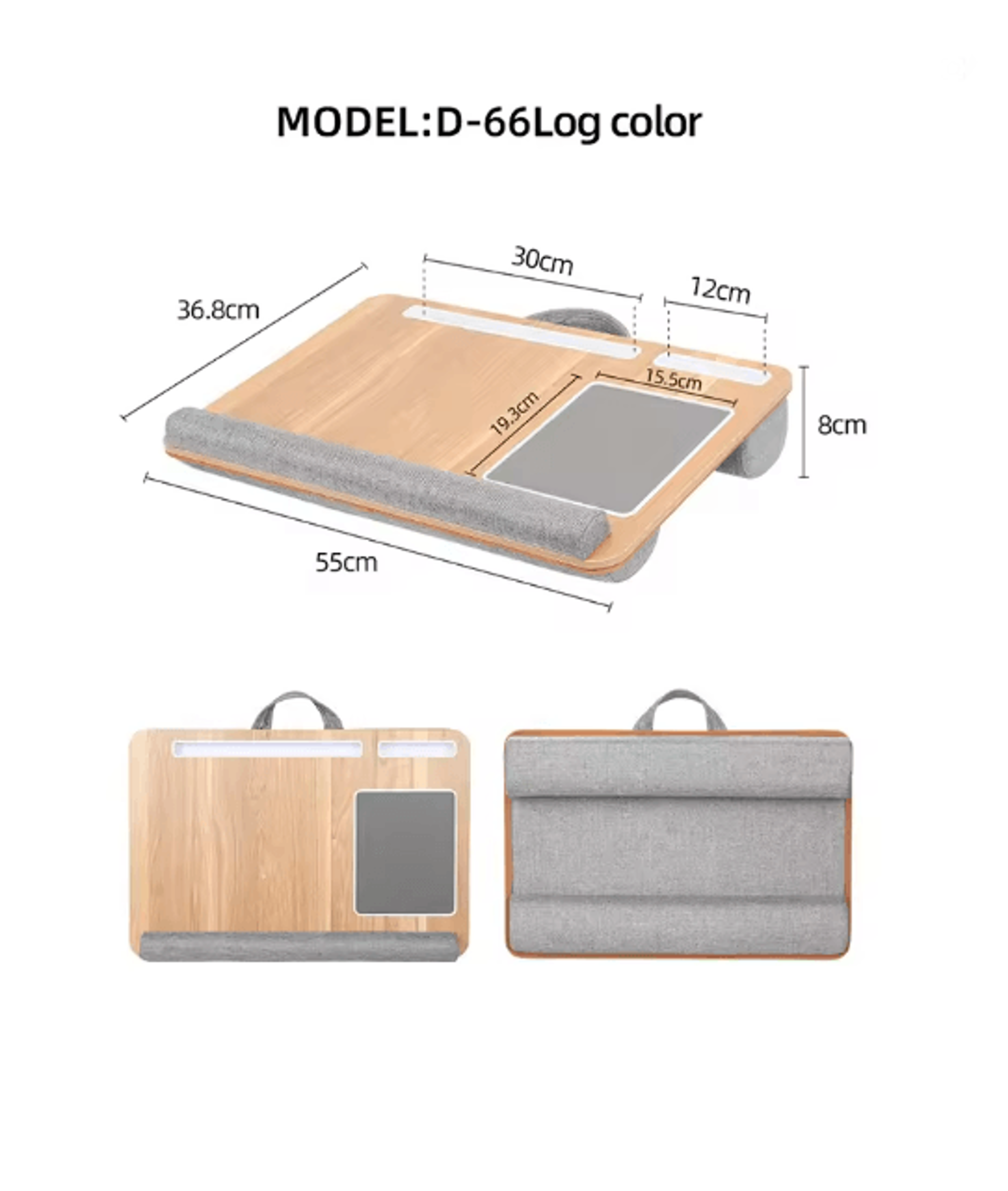 Portable Laptop Desk With Mouse Pad And Anti Slip Design 5