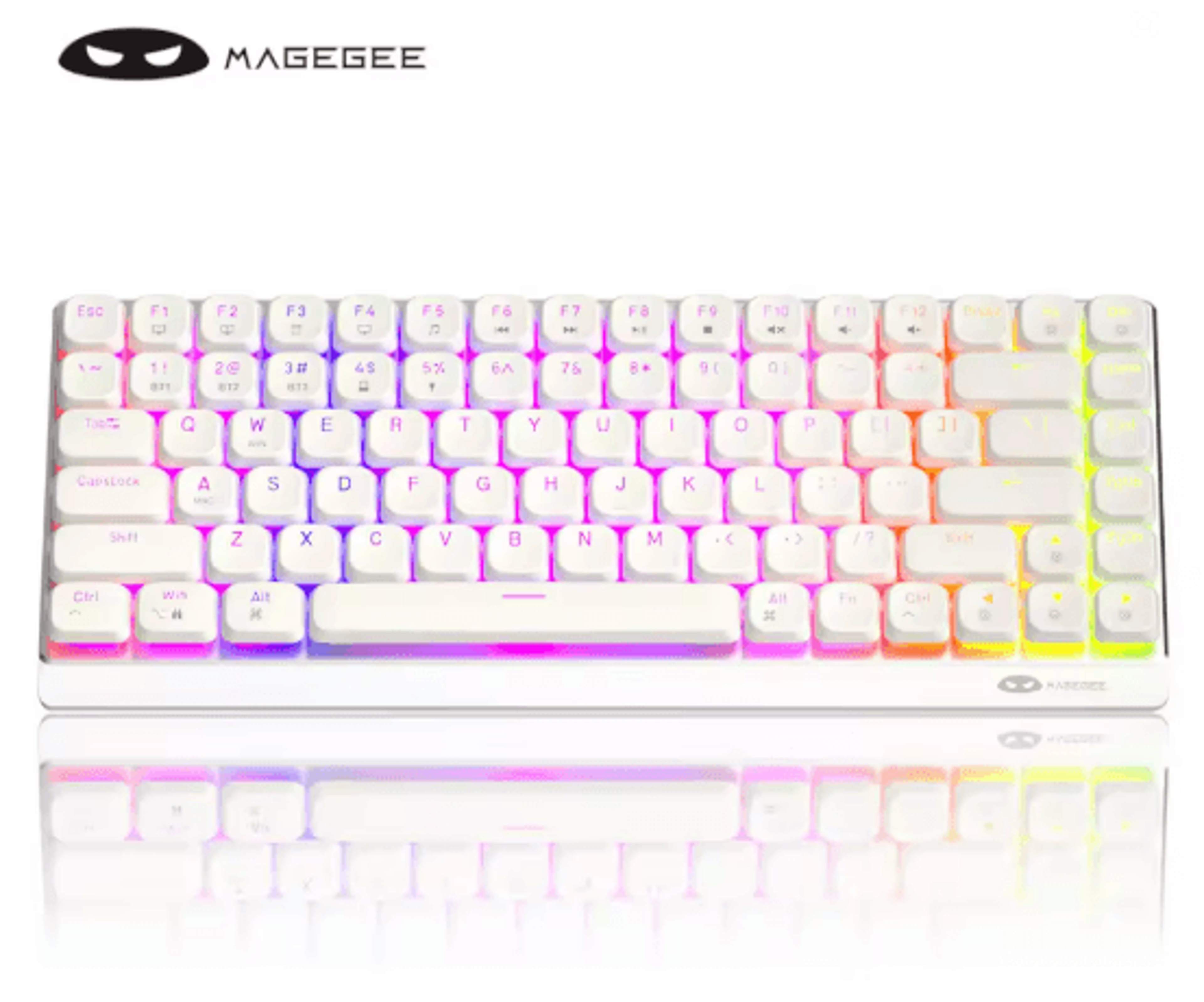 Moon84 Wireless RGB Mechanical Keyboard With Triple Mode Connectivity 3