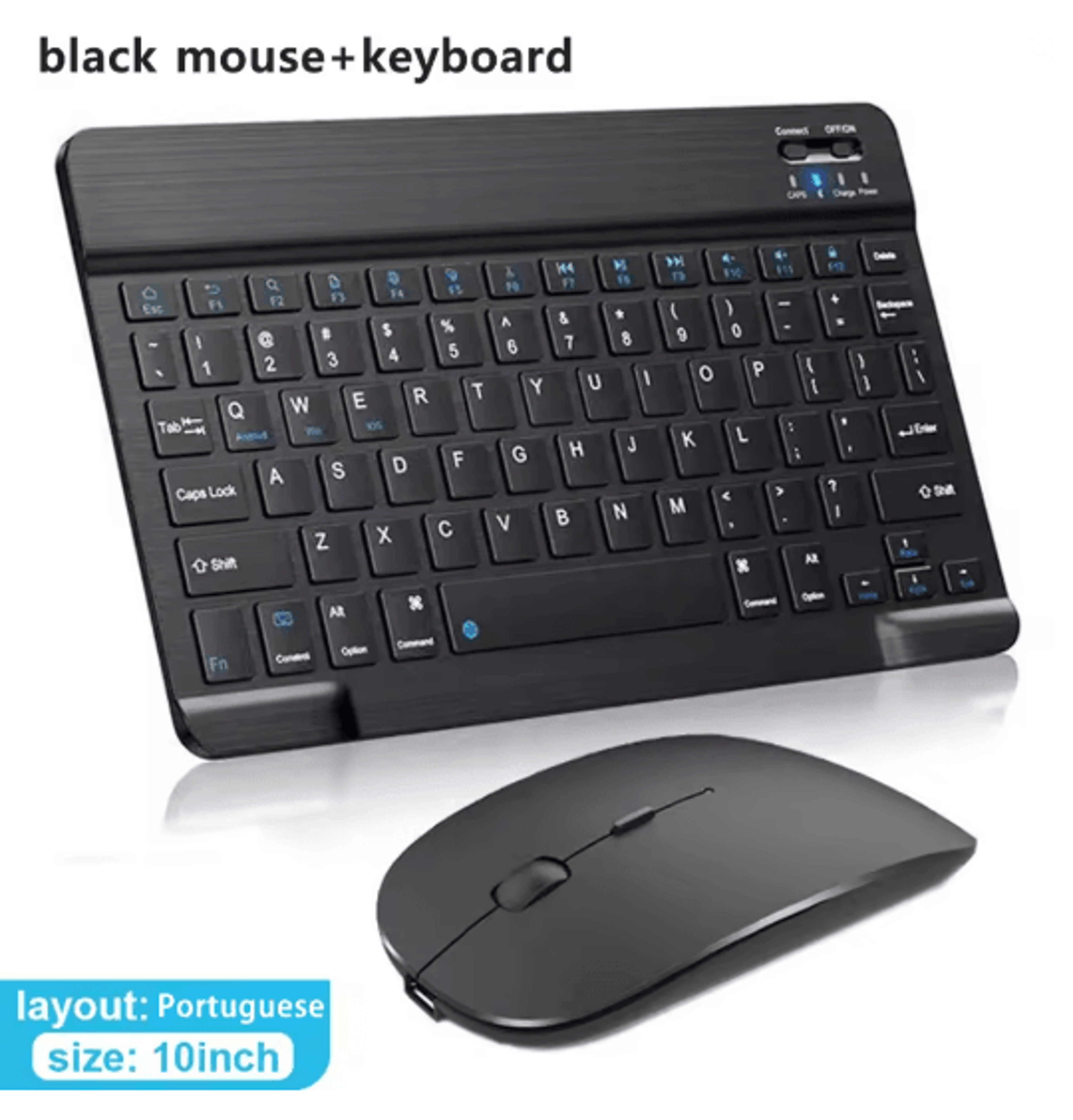 Universal Bluetooth Wireless Keyboard And Mouse Combo For IPad Tablet And PC 8