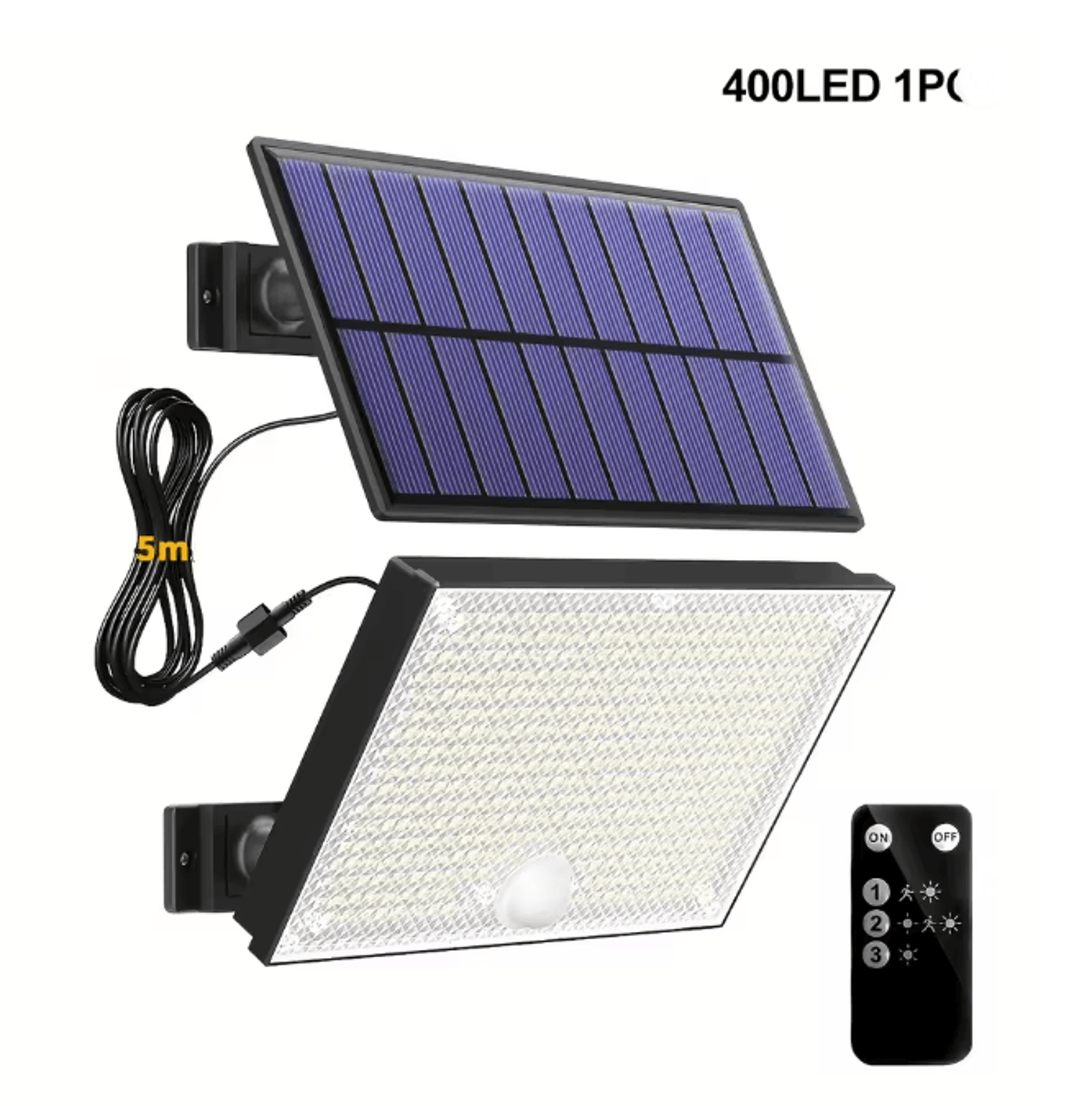 Outdoor Solar Motion Sensor Lights Waterproof LED Security Flood Light 4