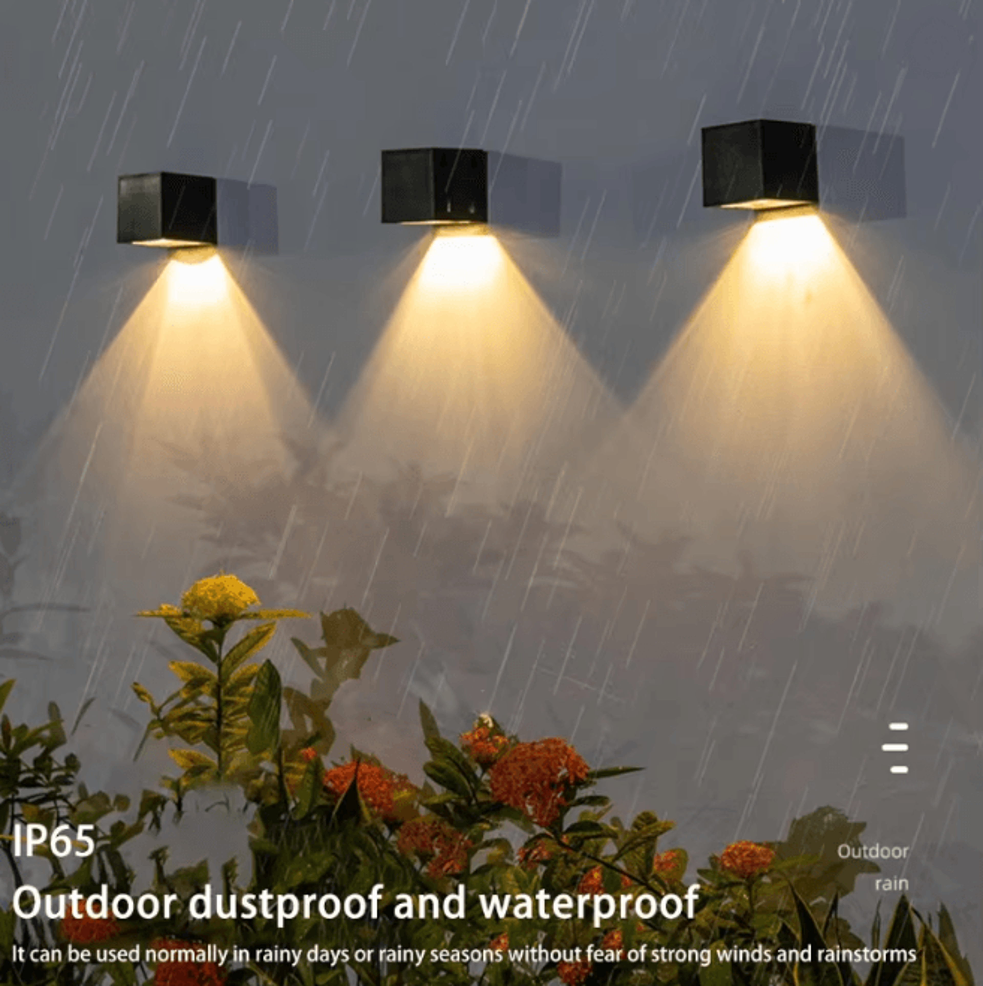 SolarGlow LED Outdoor Wall Light For Garden And Fence 1