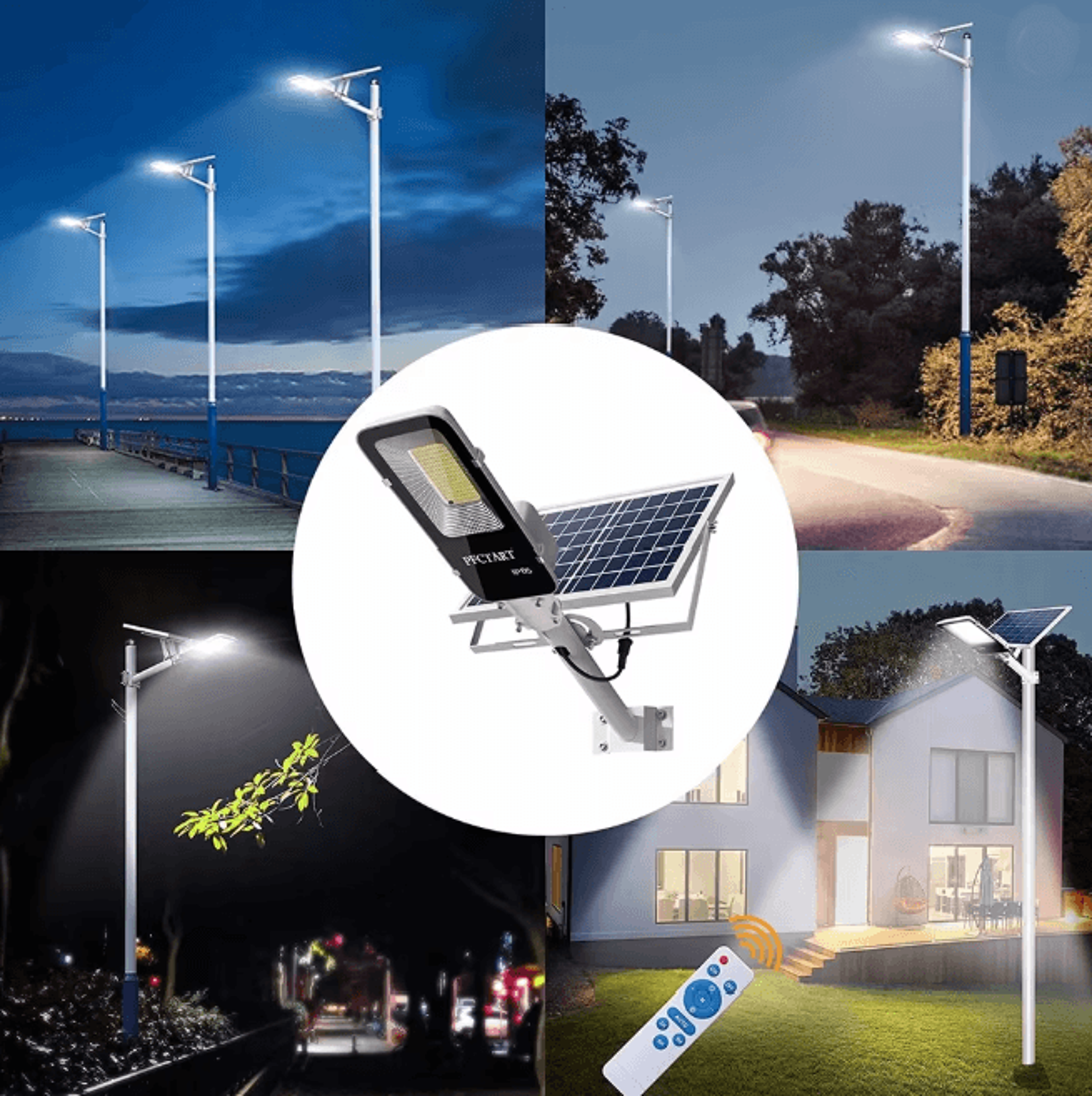 PowerMax 200W Solar Street Light For Garage And Garden 1