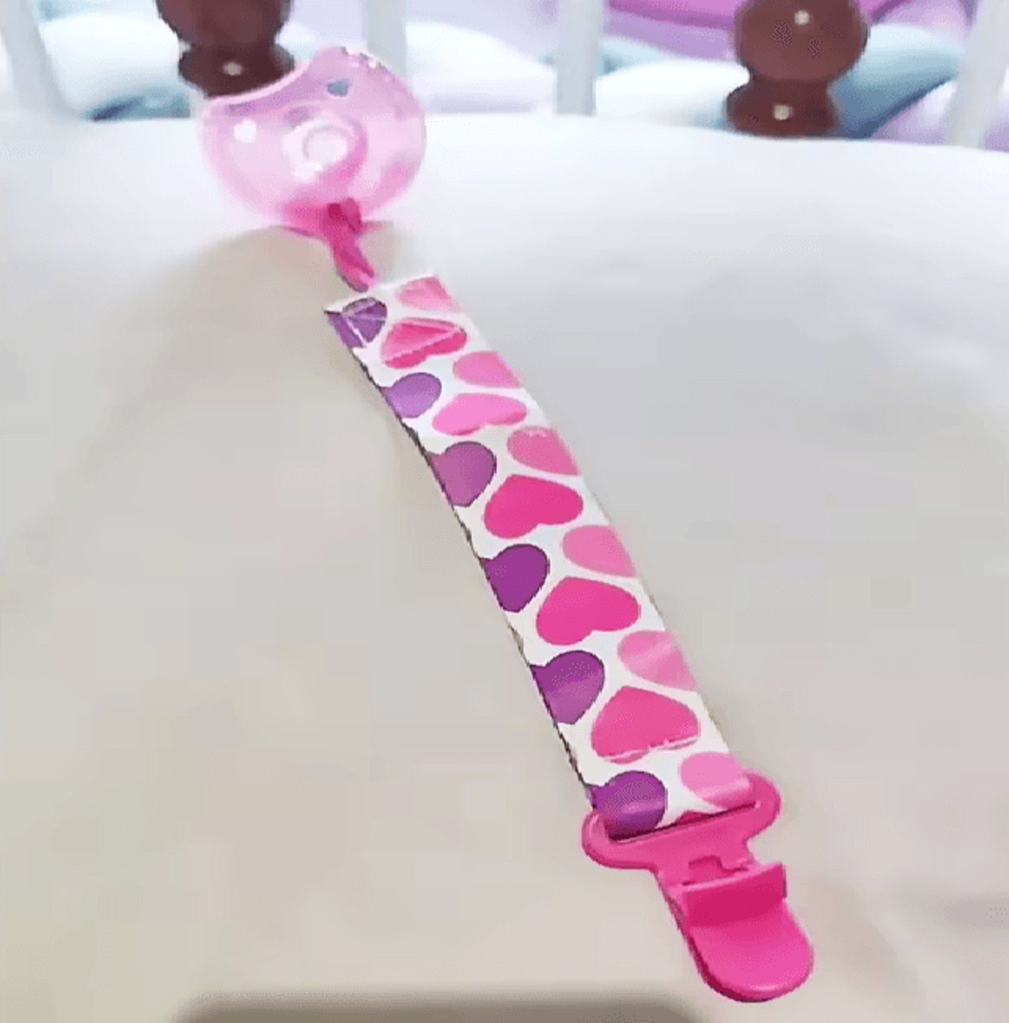 SnuggleSecure Pacifier Clip Set 4 Pack For Newborns 2