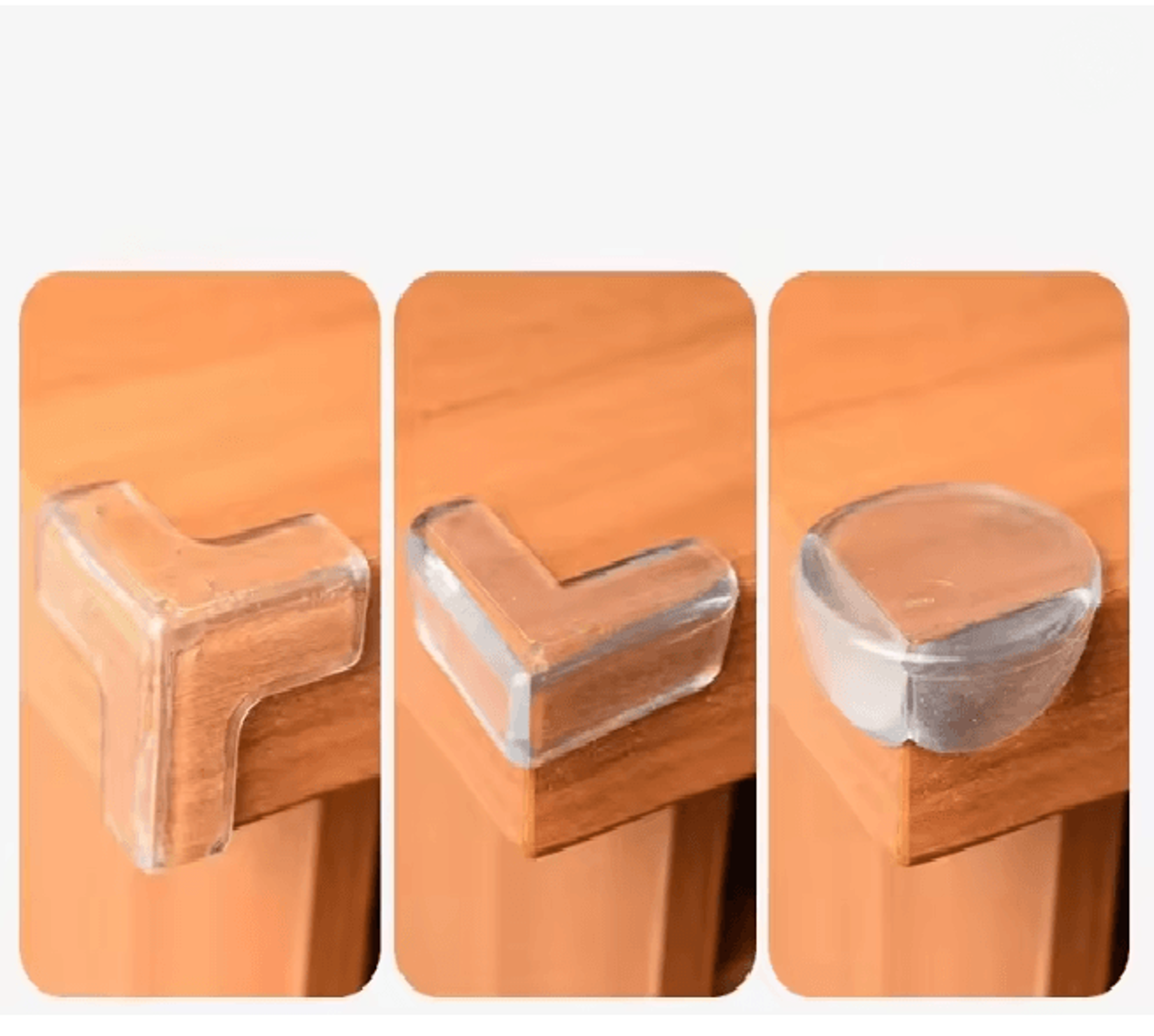 SoftShield Baby Silicone Corner Protectors For Table Edges 2