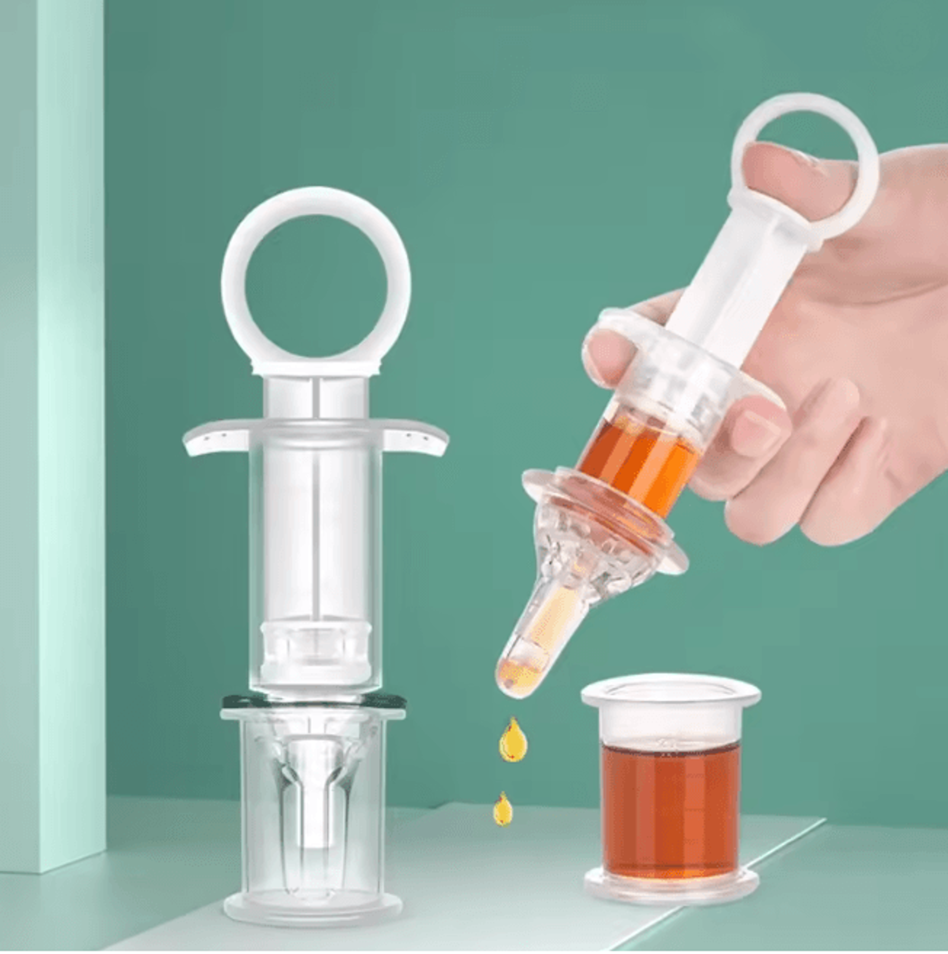 SoftFlow Baby Syringe Feeder Pacifier Style Medicine Dropper 1