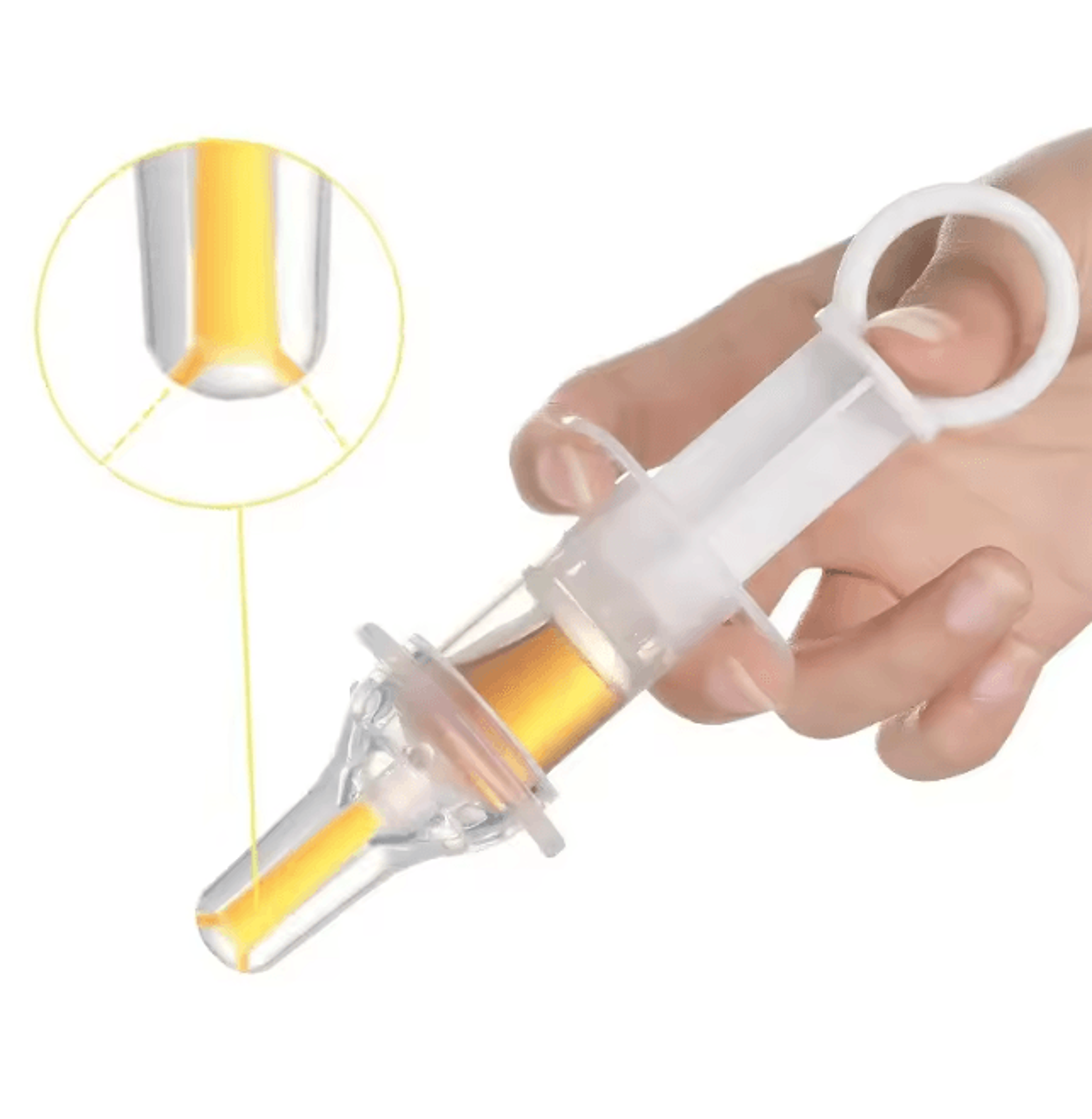 SoftFlow Baby Syringe Feeder Pacifier Style Medicine Dropper 3