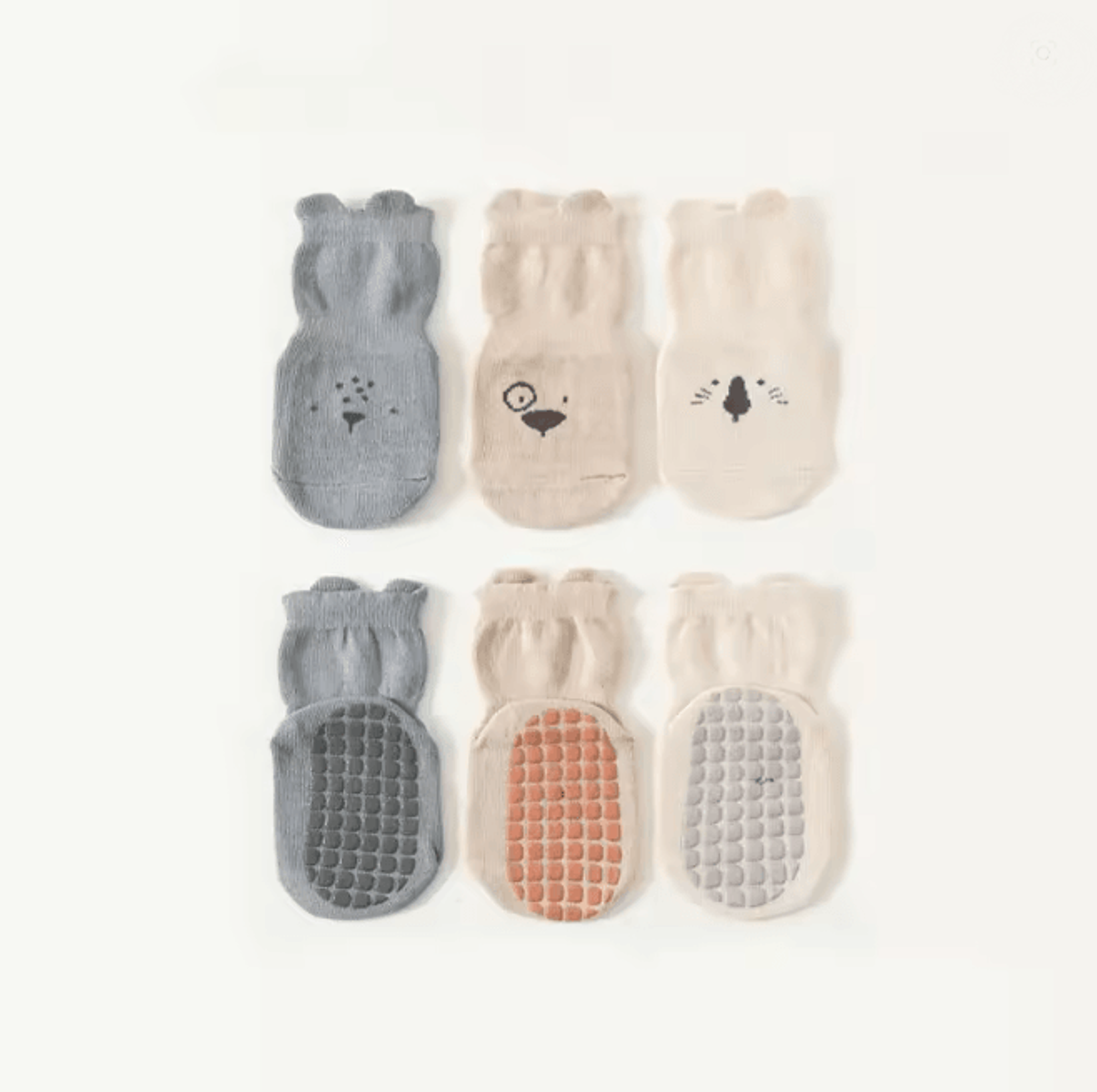 GripStep Baby Anti Slip Cotton Socks For Infants And Toddlers 3