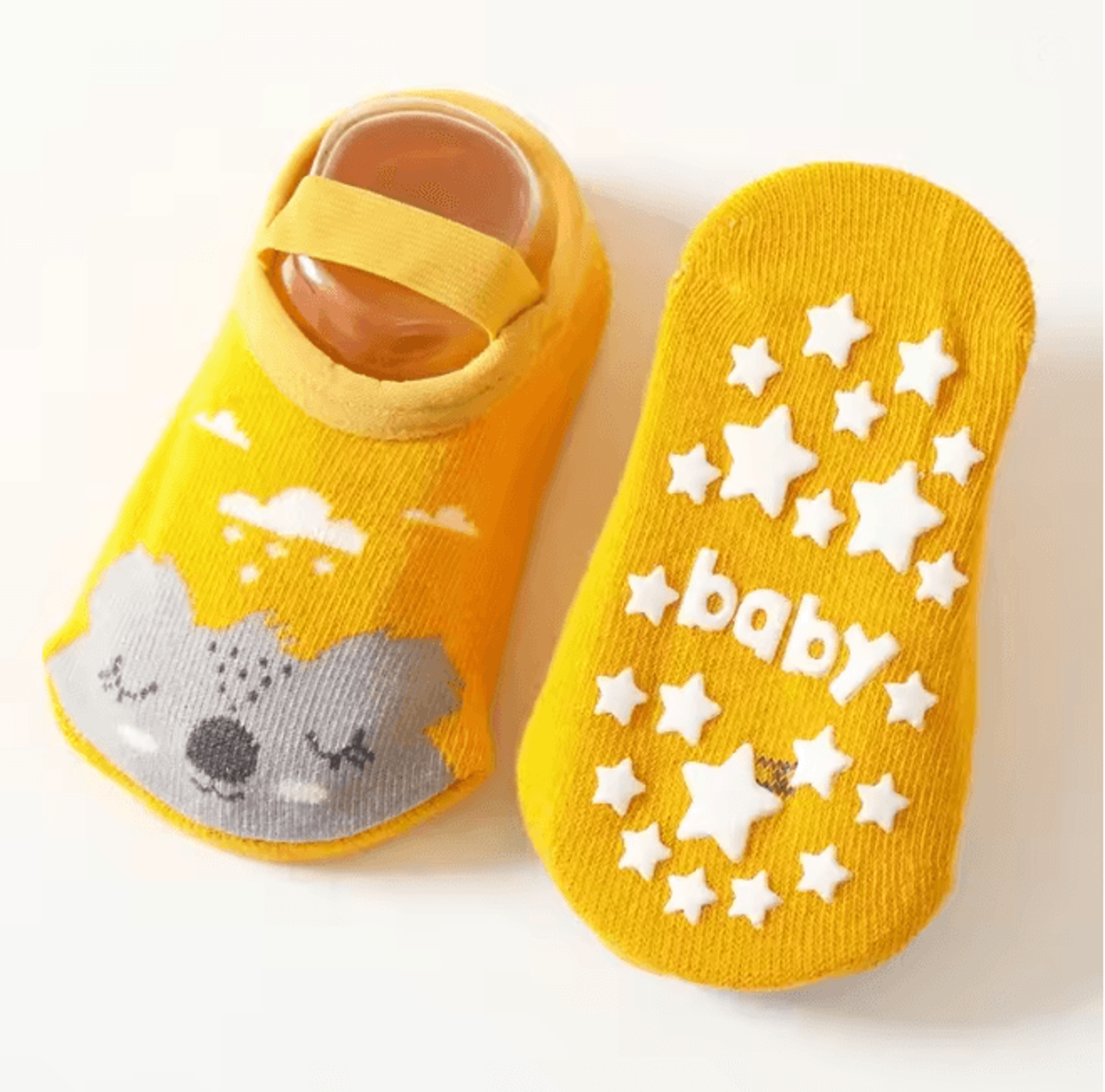 ActiveGrip Kids Trampoline Socks Soft Cotton Non Slip Ankle Socks 6