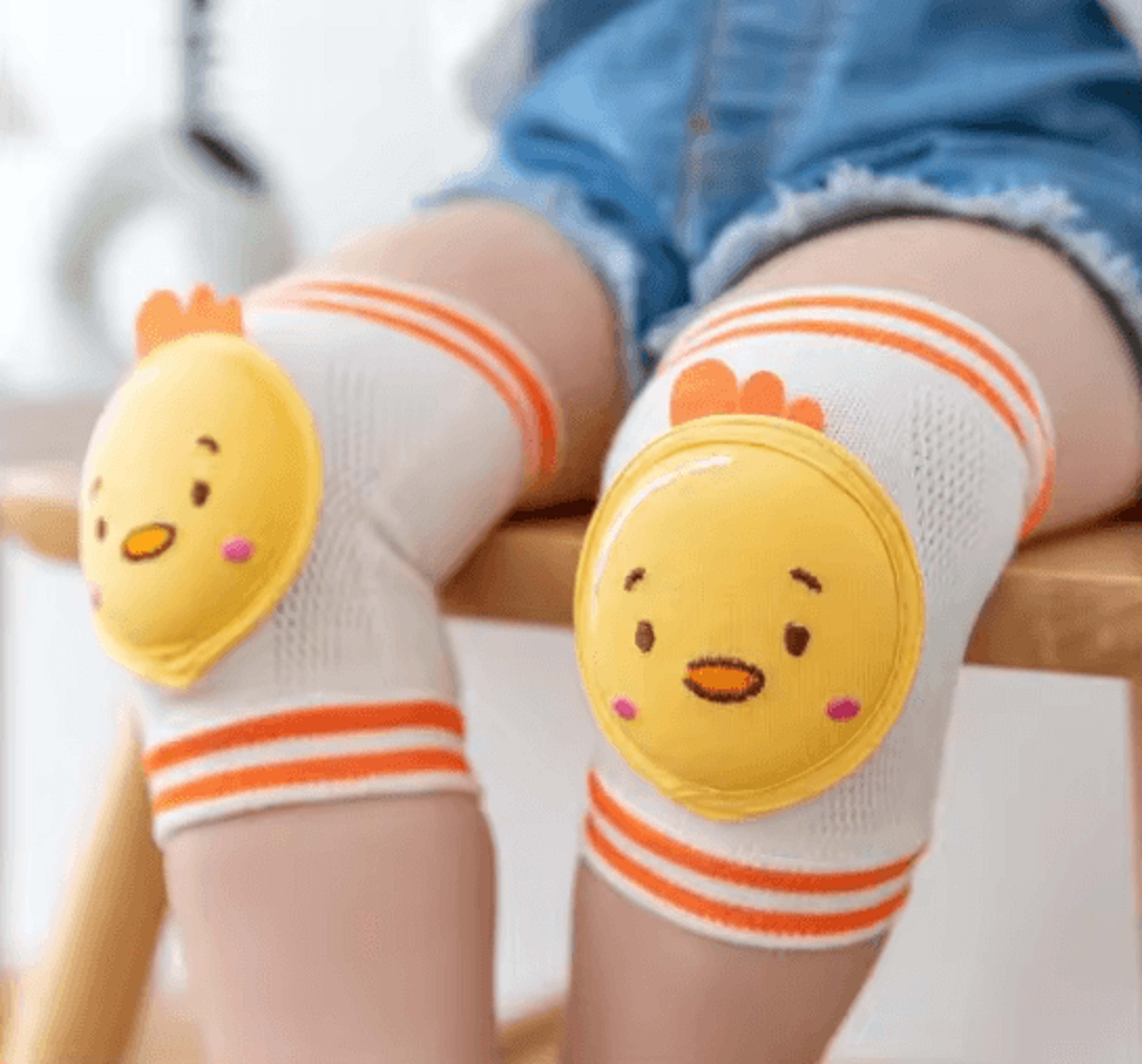 CrawlGuard Baby Knee Pads Anti Slip Protective Crawling Support 8