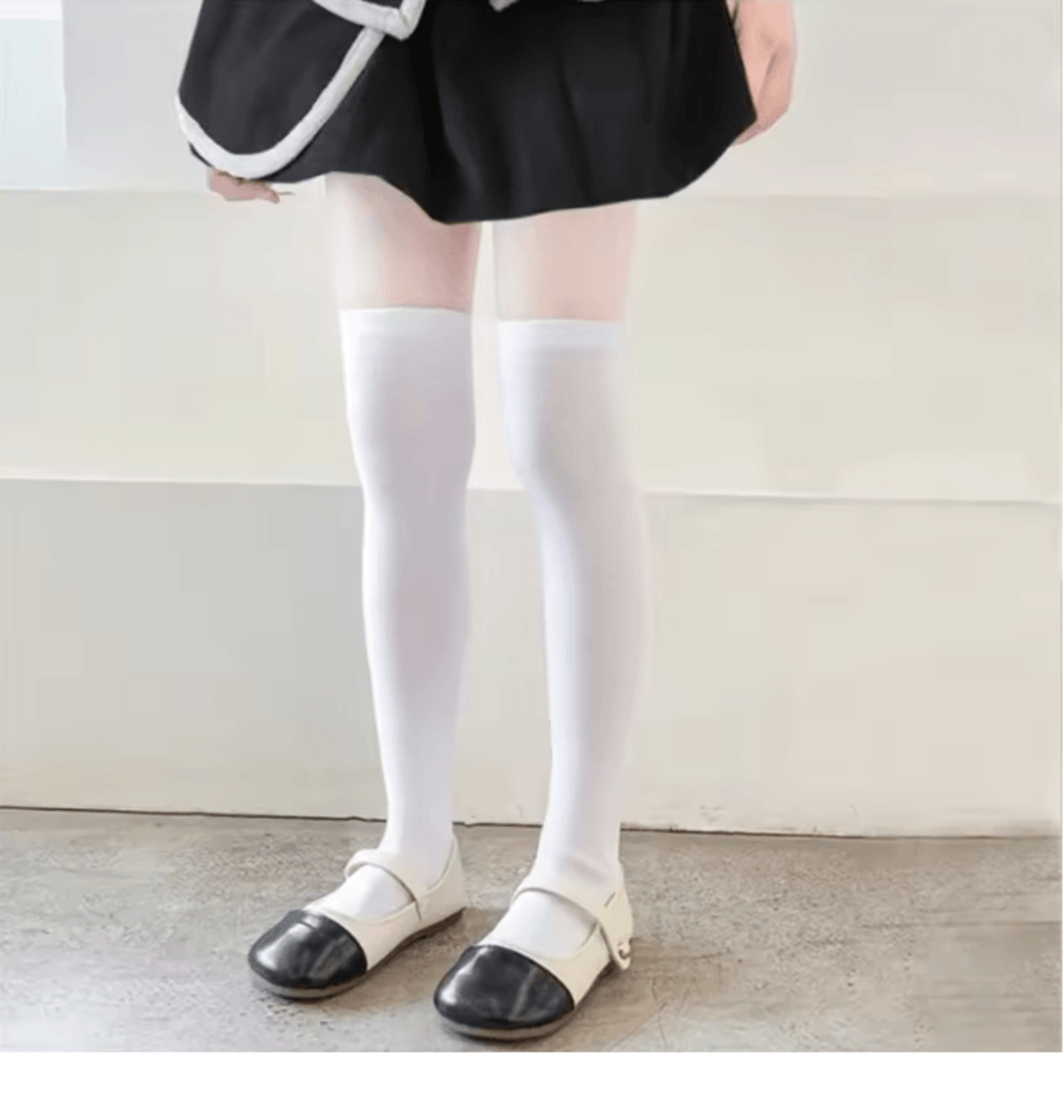 Girls Over Knee Socks Soft Long Student Stockings For Kids 1 To 12 Years 5