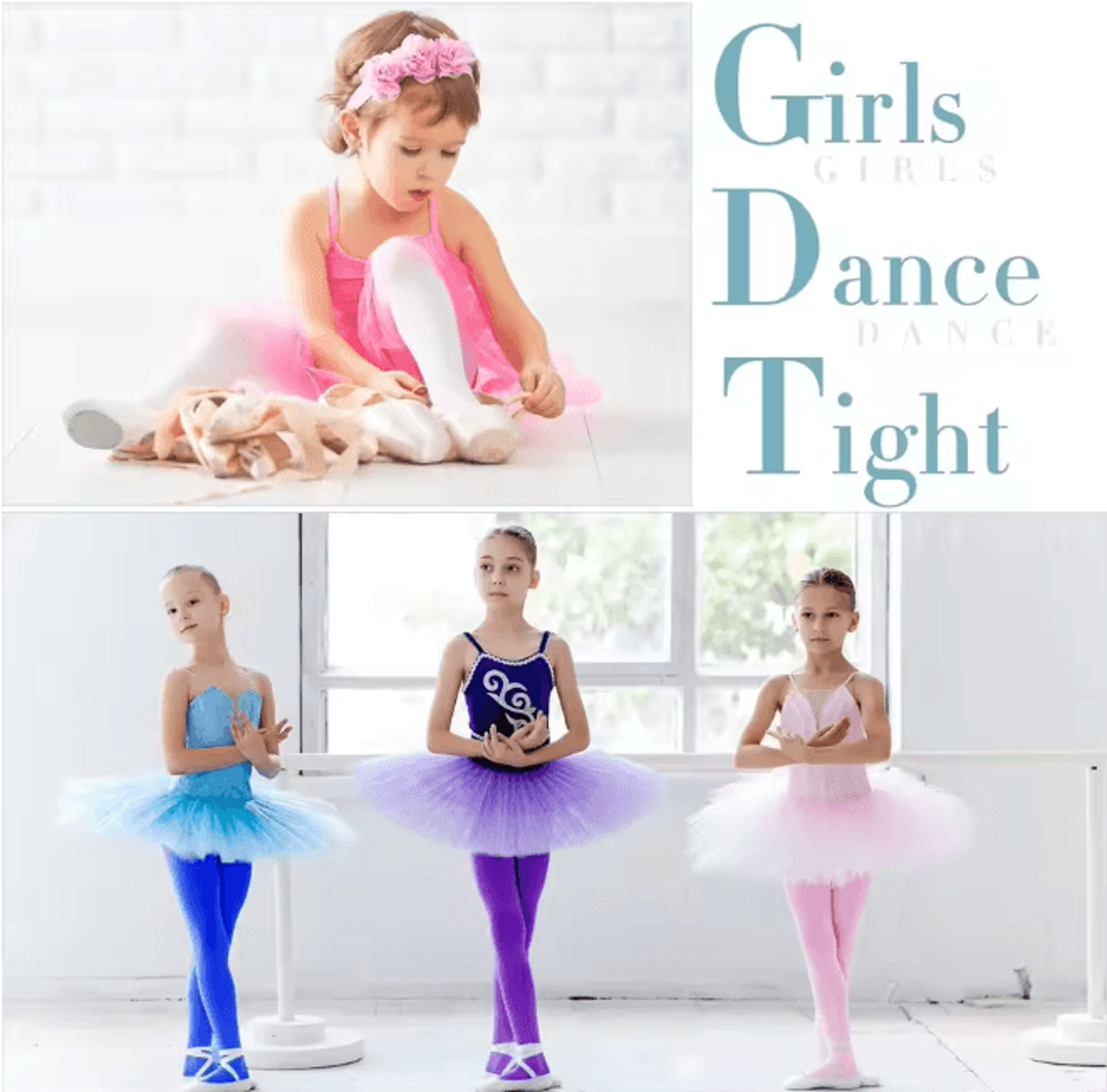 Girls Velvet Ballet Dance Tights Soft Solid Color Kids Pantyhose 1