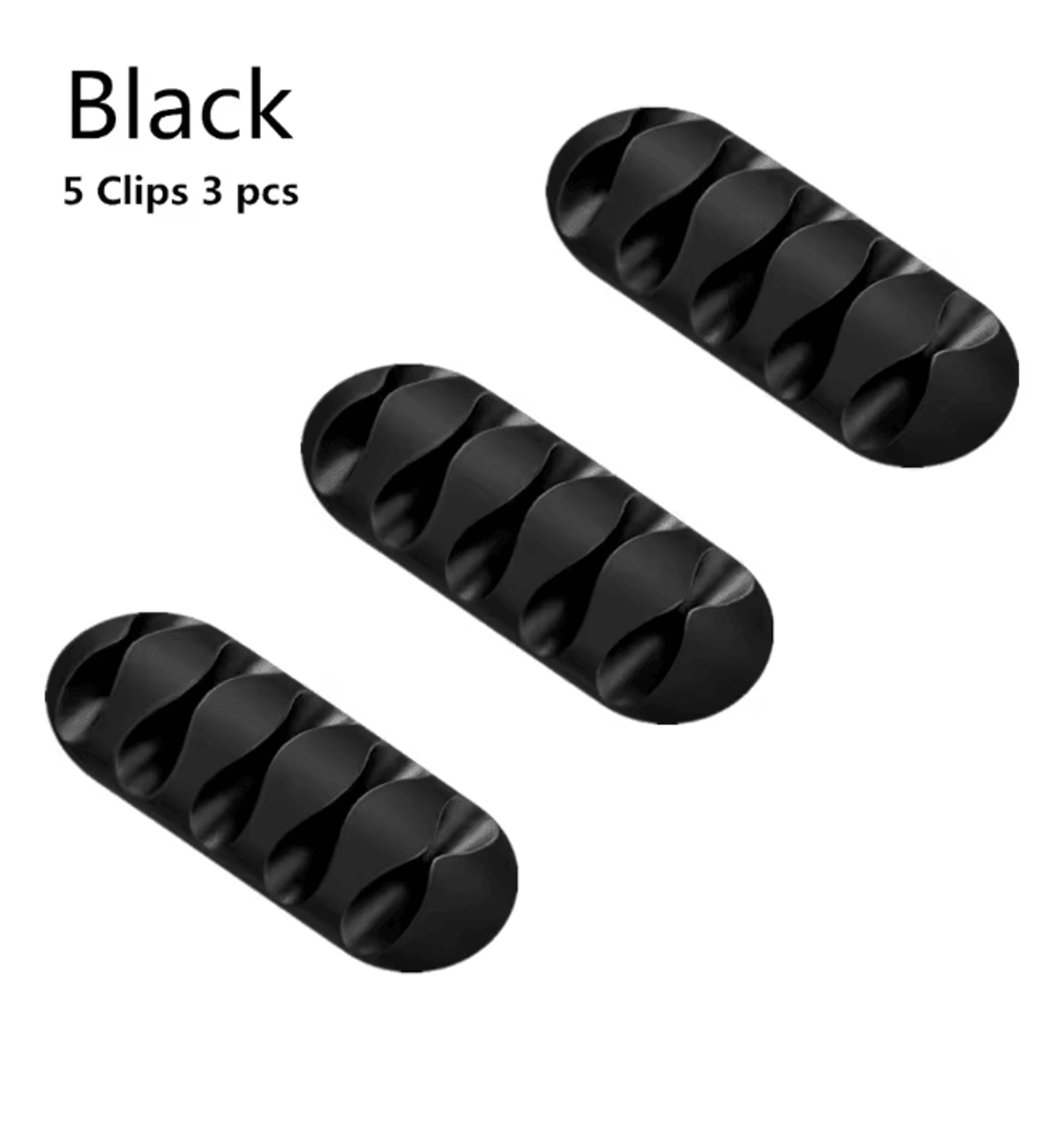 Round Silicone USB Cable Clip Adhesive Charger Cord Organizer For Desk 13
