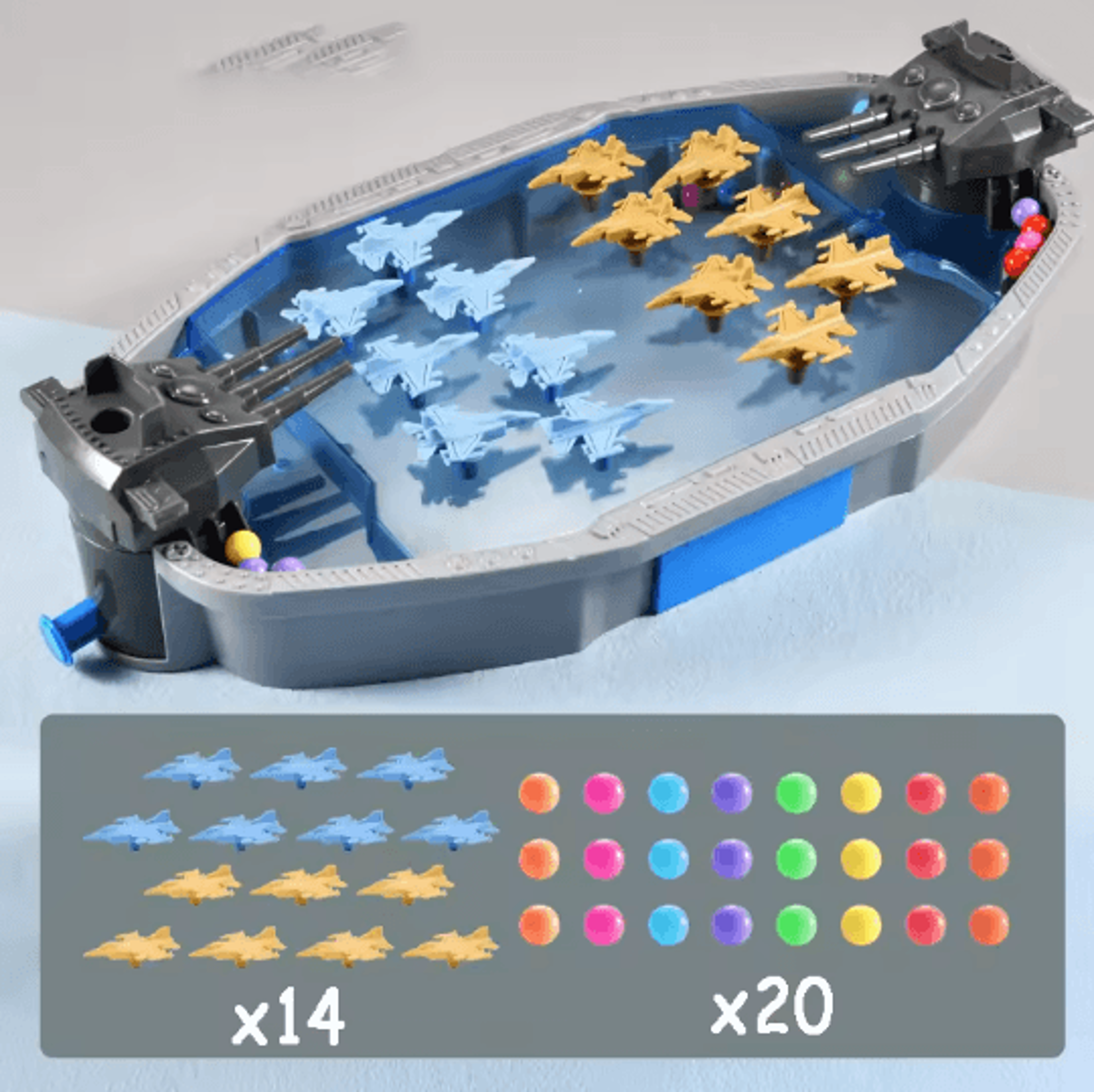 Kids Marble Battle Pinball Game Table For Hand Eye Coordination And Family Fun 5